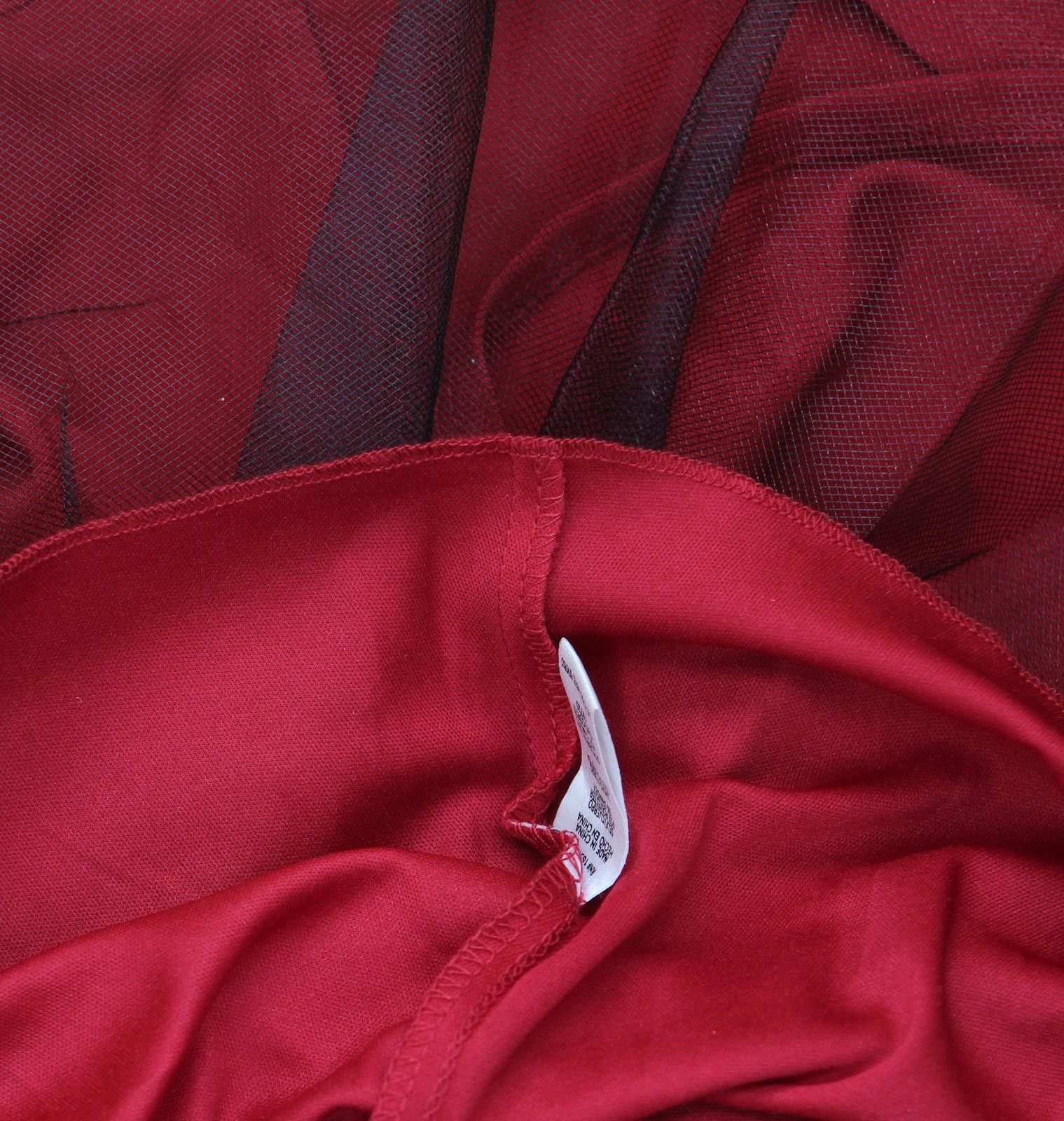 Other Nwt City Studios Tiered Fit & Flare Dress Garnet Red 7/8 Size M / US 6-8 / IT 42-44 - 5 Thumbnail
