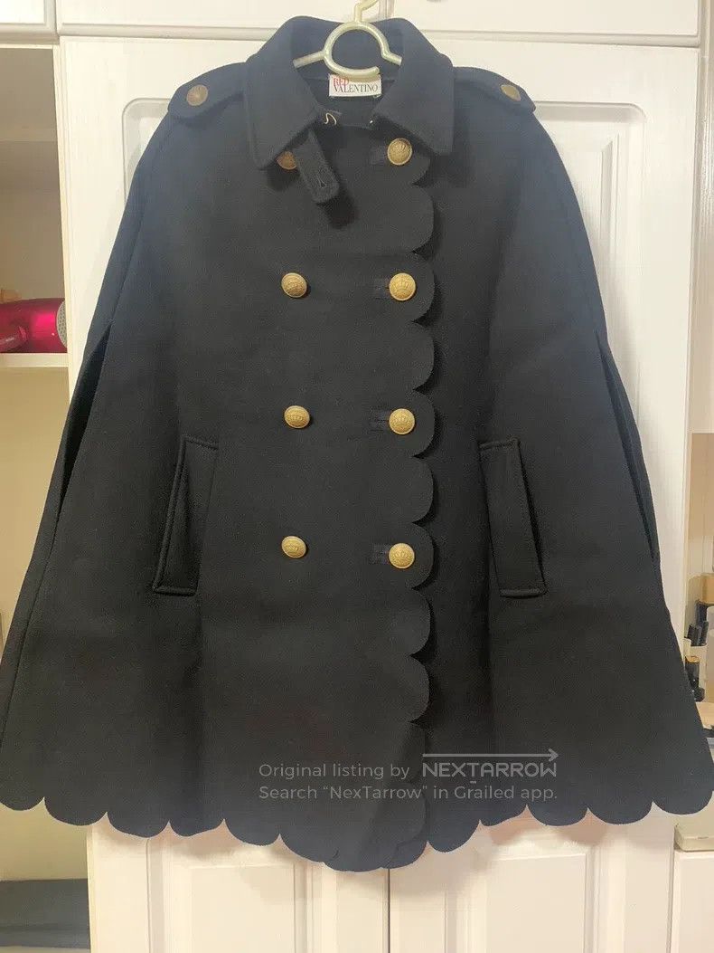 Valentino Valentino Wool cape coat Size XS / US 0-2 / IT 36-38 - 2 Thumbnail