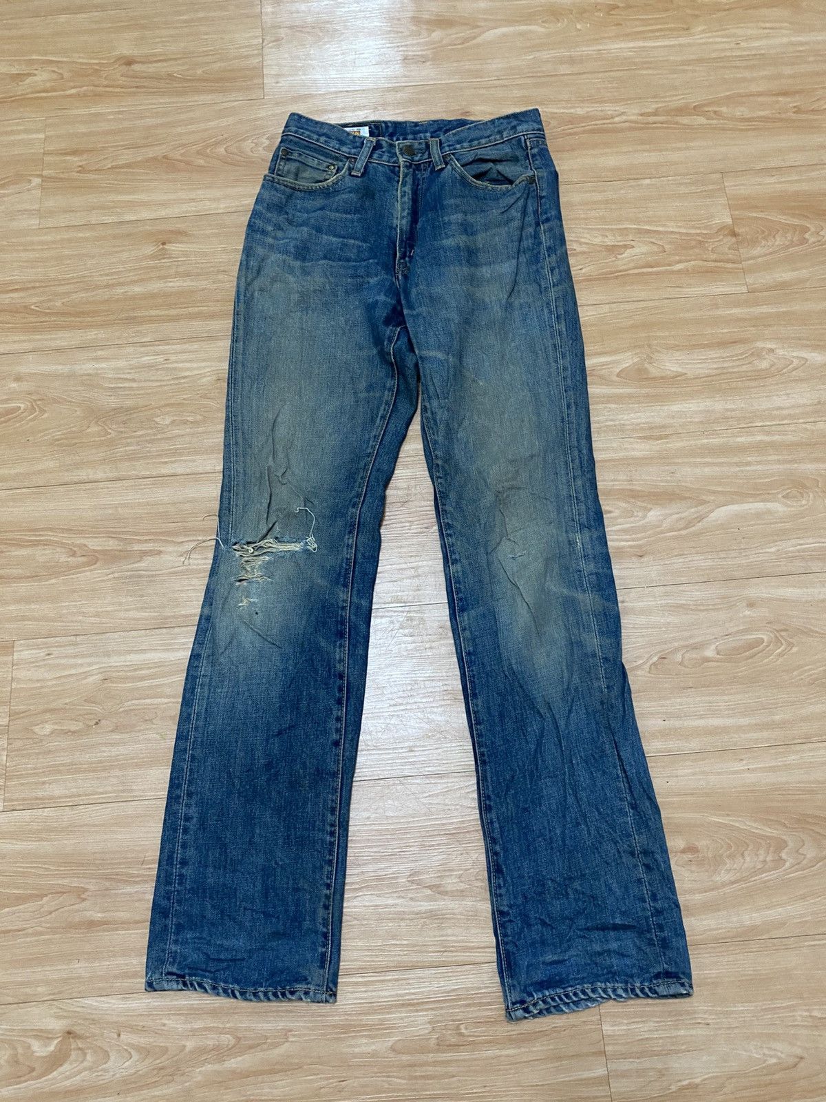Big John Vintage big john straight cut denim distressed Size US 28 / EU 44 - 1 Thumbnail