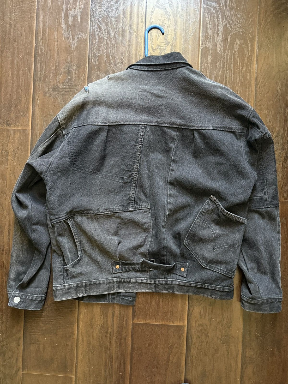 Japanese Brand Black Japanese Levi’s Denim Jacket Size US L / EU 52-54 / 3 - 2 Thumbnail