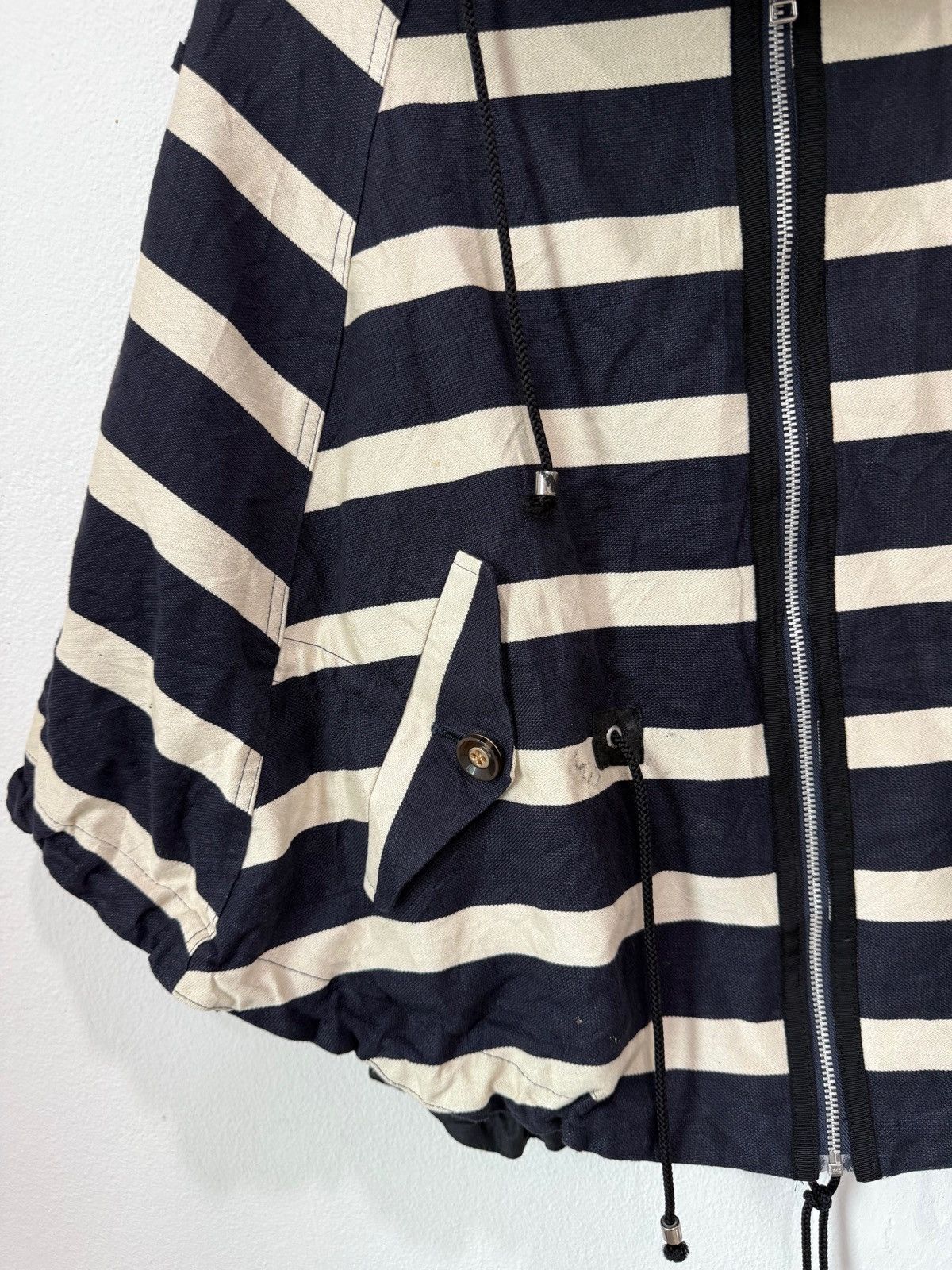 Le Grande Bleu (L.G.B.) Maitresse Stripe Poncho Size M / US 6-8 / IT 42-44 - 8 Thumbnail