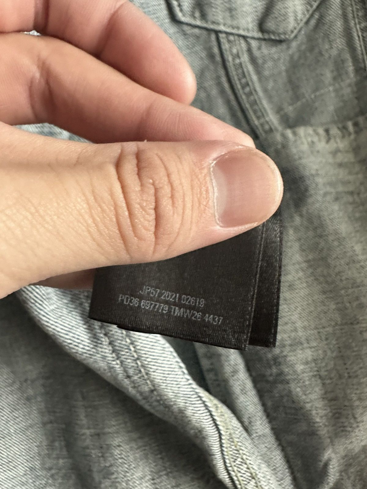 Balenciaga BALENCIAGA SS 2022 RECONSTRUCTED LAYERED DENIM JACKET Size US L / EU 52-54 / 3 - 14 Thumbnail