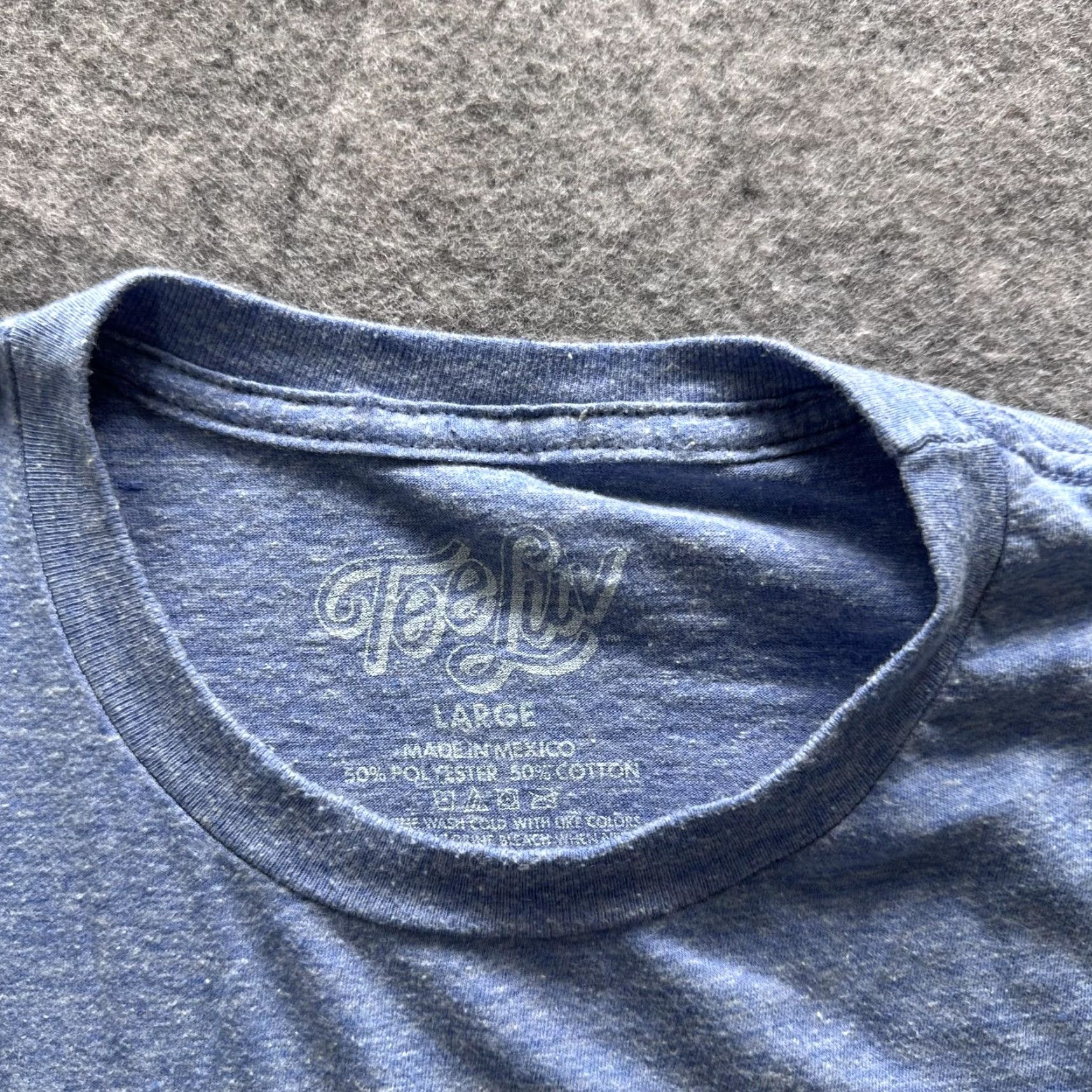 Vintage Vintage TeeLuv Shirt Mens L Blue Freshly Baked Pillsbury Doughboy Graphic Tee Size US L / EU 52-54 / 3 - 3 Thumbnail