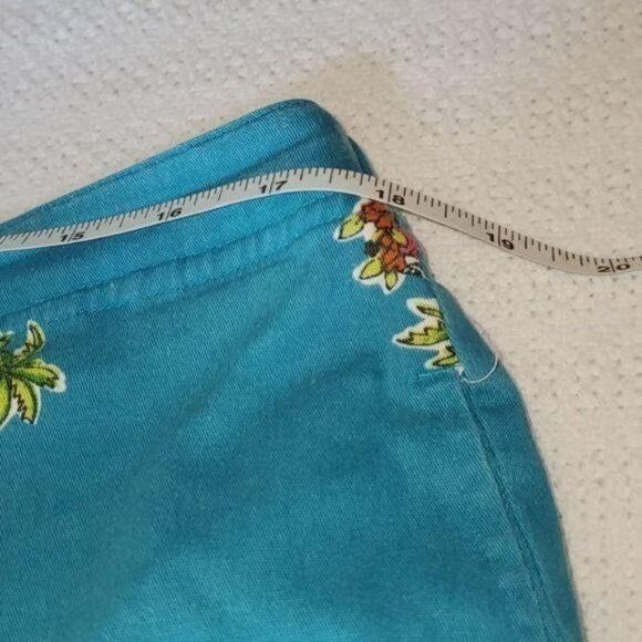 Designer Breckenridge Vintage Graphic Pullon High Rise Caribbean Sz 2 Size 36" / US 14 / IT 50 - 8 Thumbnail