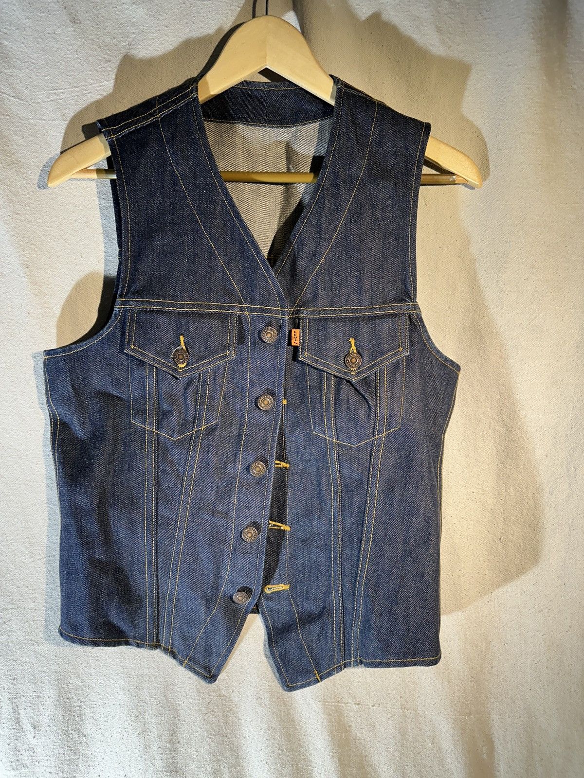 Levi's Levis Orange Tab denim vest Size US S / EU 44-46 / 1 - 1 Thumbnail