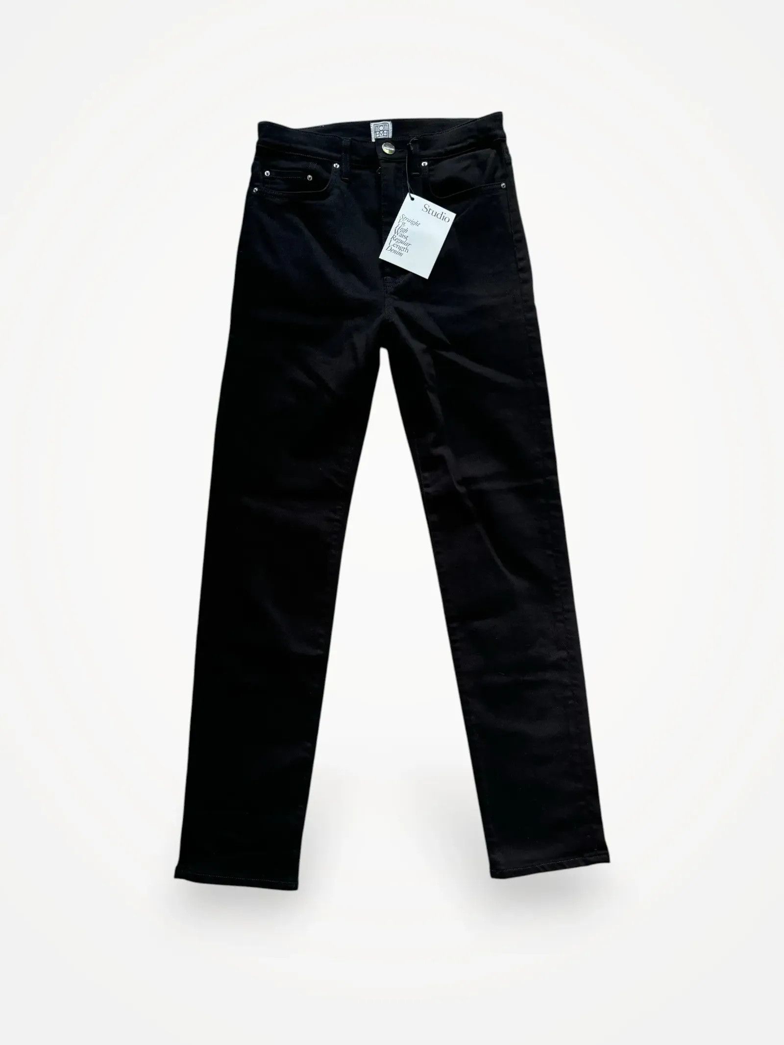Toteme Toteme Regular fit jeans - stay black Jeans Size 25" / US 0 / IT 36 - 1 Thumbnail