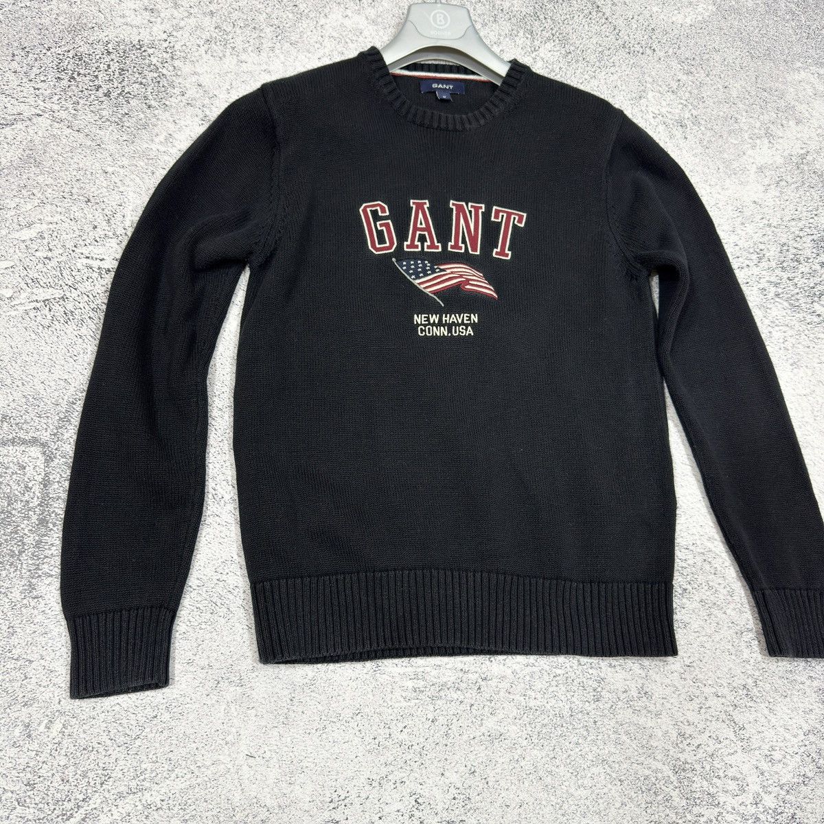 Designer × Gant Gant Mens Black Cotton Sweater M size Size US M / EU 48-50 / 2 - 2 Thumbnail