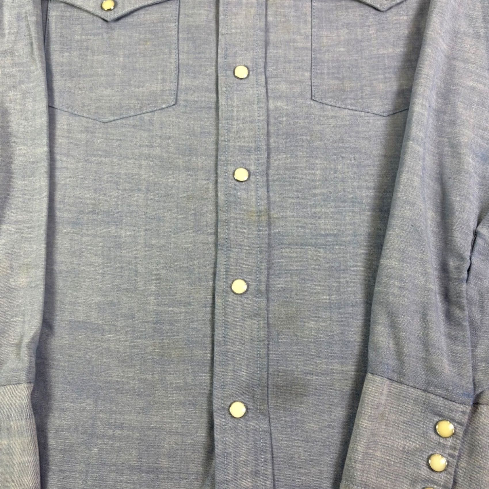 Vintage VINTAGE Dee Cee Rappers Shirt Blue Pearl Snap Mens S 1970s Western Permanent Press Size US S / EU 44-46 / 1 - 7 Thumbnail