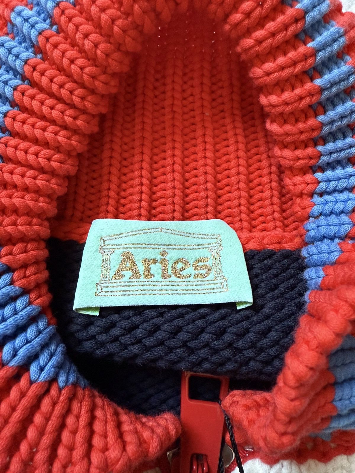 Aries Aries Varsity Knit Multicolor Jacket (M) Size US M / EU 48-50 / 2 - 3 Thumbnail