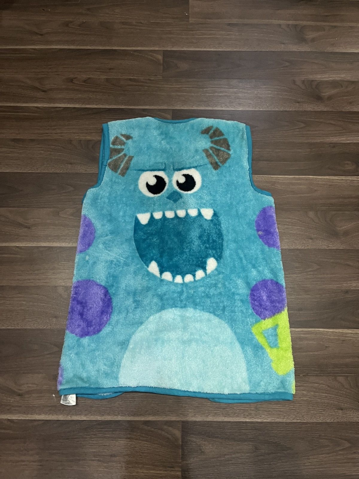 Disney Cute Cartoon Monster Incorporate Blue Vest Size US M / EU 48-50 / 2 - 2 Thumbnail