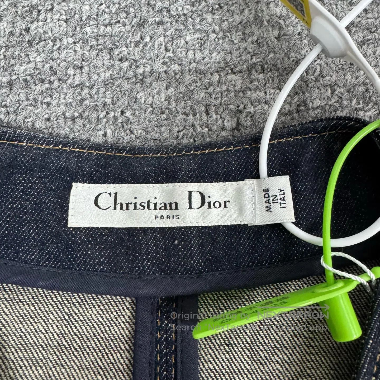 Dior Dior Heavy Industry Beaded Flower Design; Cowboy Dress| Size S / US 4 / IT 40 - 5 Thumbnail