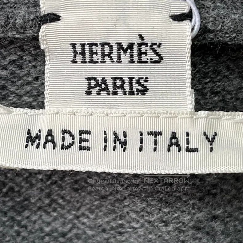 Hermes Hermes Gray Knit Cardigan Jacket Size US S / EU 44-46 / 1 - 3 Thumbnail