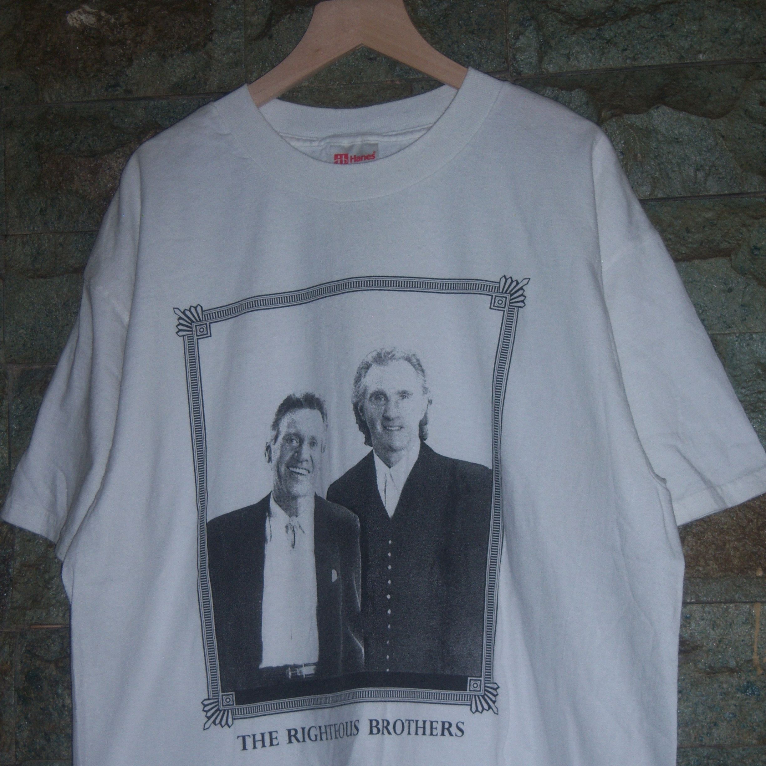 Band Tees × Hanes × Vintage 90s The Righteous Brothers Vintage Size US XL / EU 56 / 4 - 3 Thumbnail