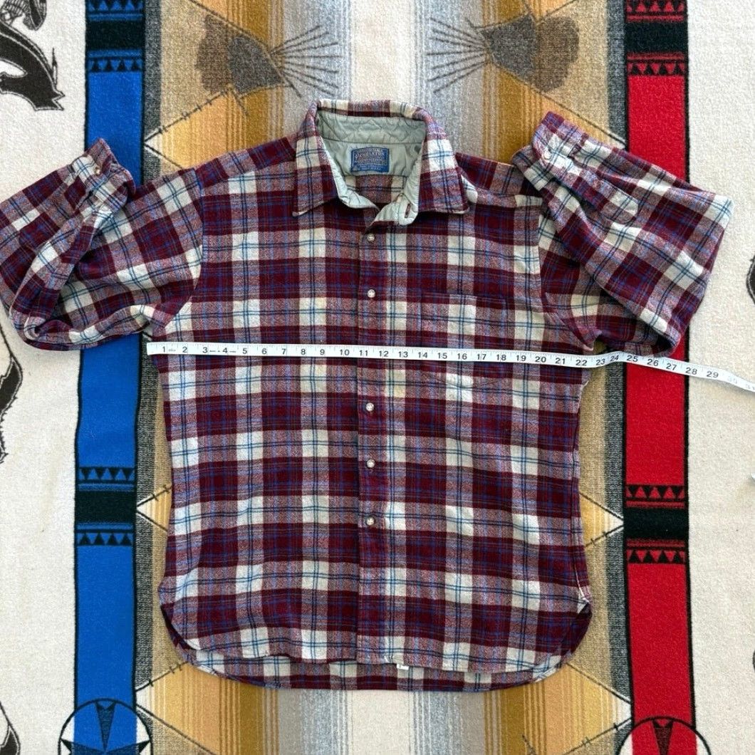 Pendleton VINTAGE Pendleton Wool Button Up Shirt L Size Plaid 80s Red Men Casual 90s Size US L / EU 52-54 / 3 - 6 Thumbnail