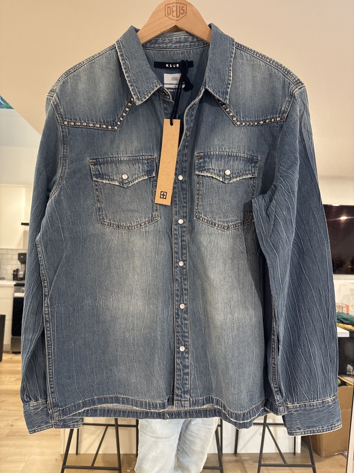 Ksubi Whiplash Denim Shirt - brand new Size US M / EU 48-50 / 2 - 1 Thumbnail