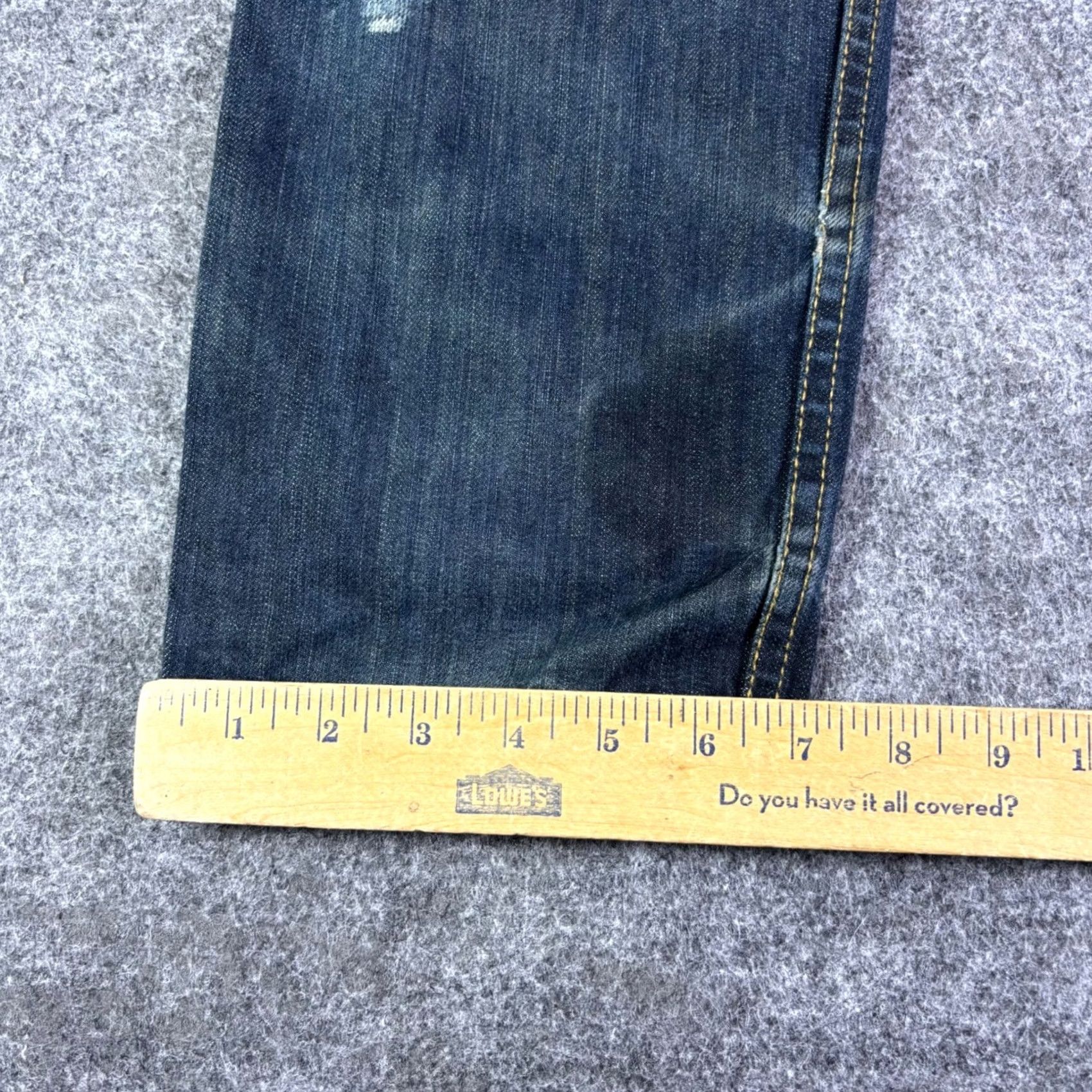 Levi's Levi's 508 Jeans Mens Regular Taper Dark Wash Blue 34x30 100% Cotton Denim Size US 34 / EU 50 - 3 Thumbnail