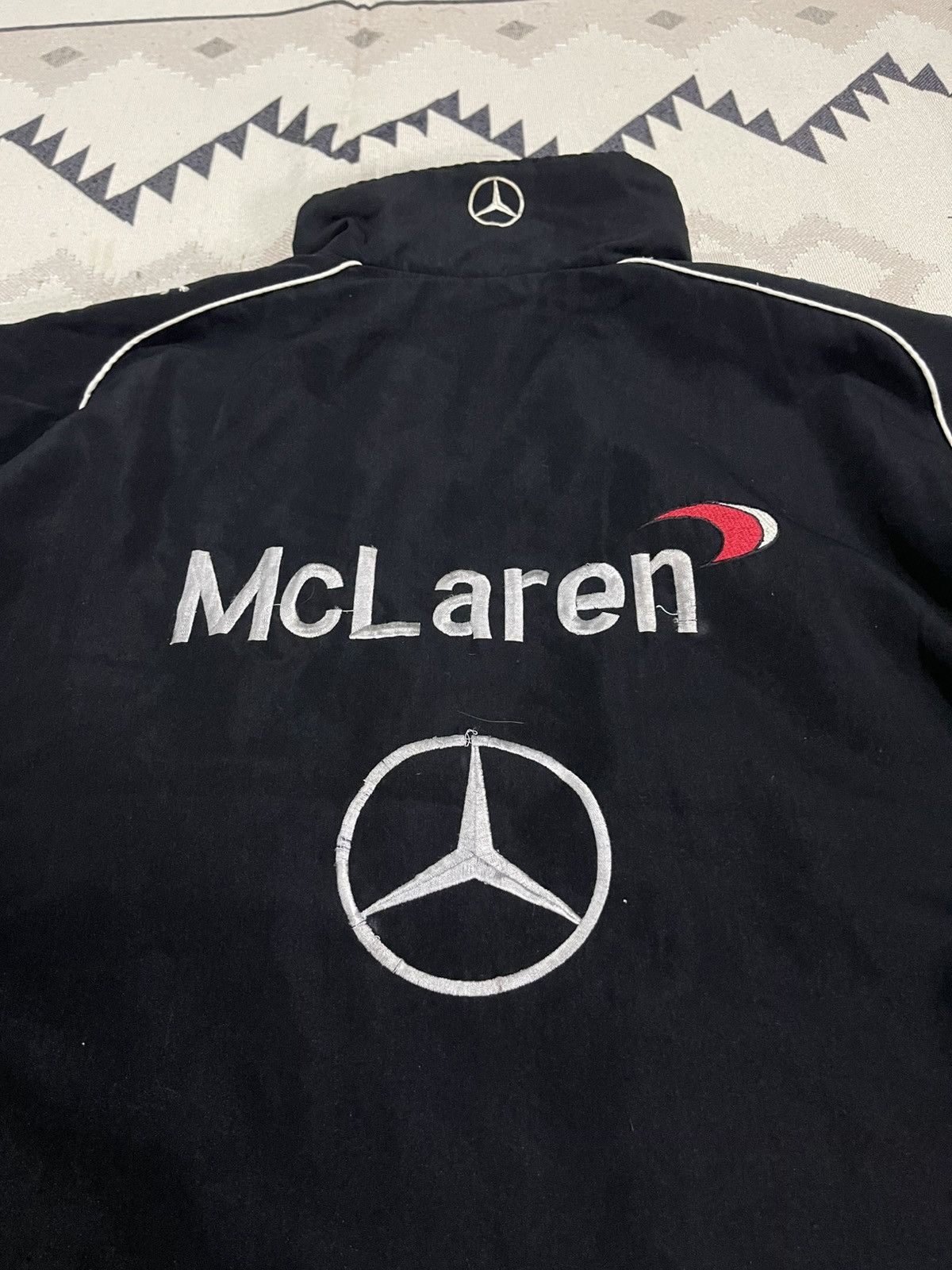 Mercedes-Benz 2000s MARCEDES - BENZ MCLAREN TEAM RACING JACKET DISTRESSED Size US XL / EU 56 / 4 - 22 Thumbnail