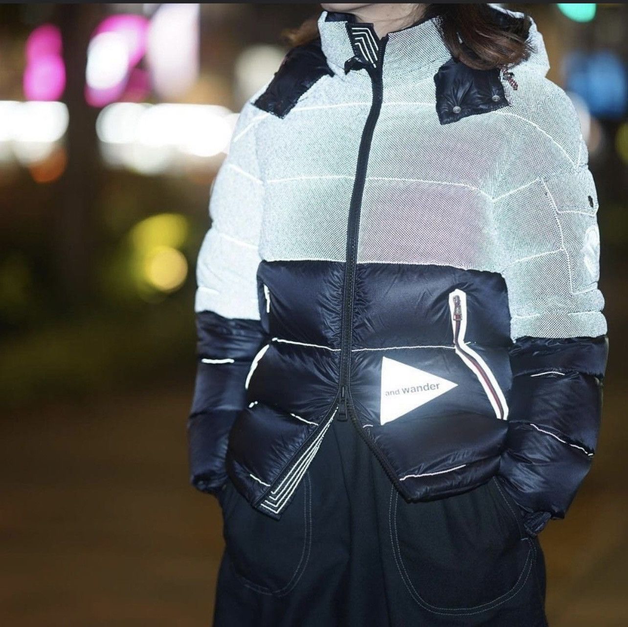 Moncler 🔥🔥 Moncler x And Wander Reflective Edogawa Jacket Size US L / EU 52-54 / 3 - 21 Thumbnail