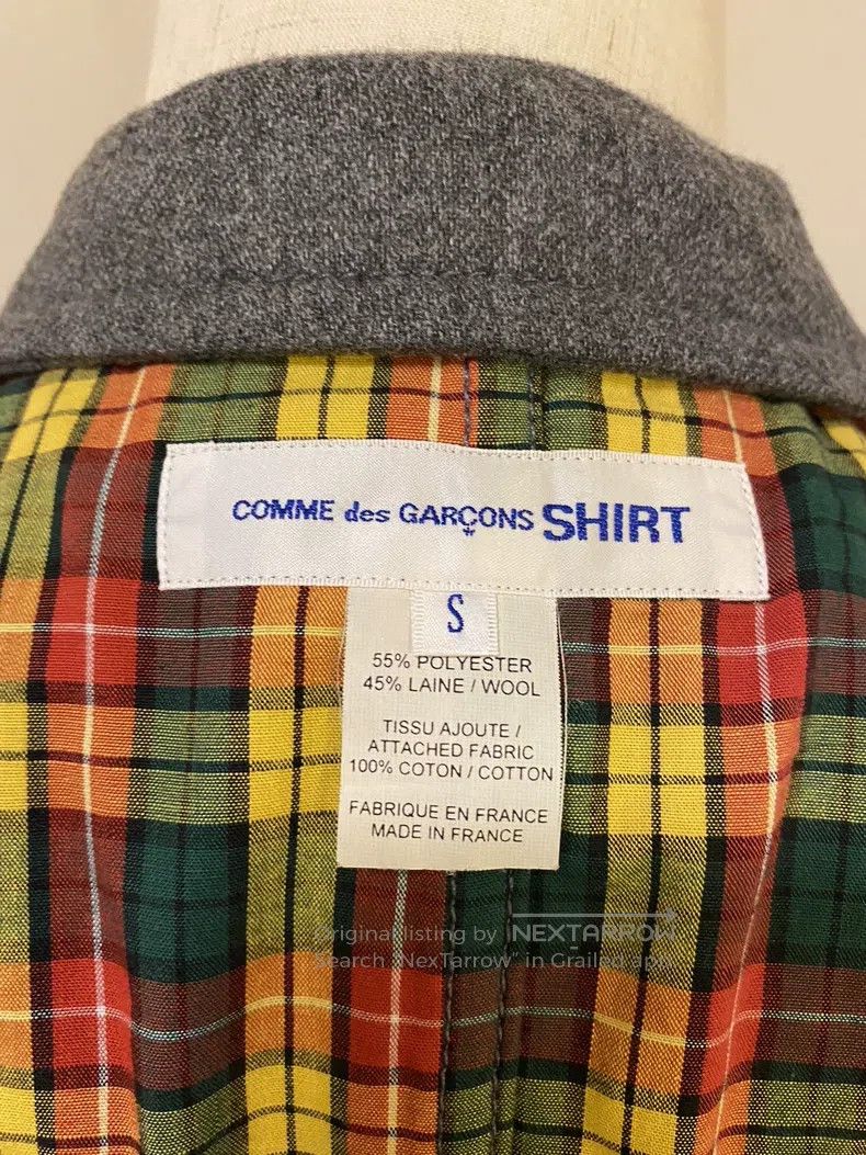 Comme des Garcons Comme Des Garcons Gray Woolen Coat Size S / US 4 / IT 40 - 7 Thumbnail