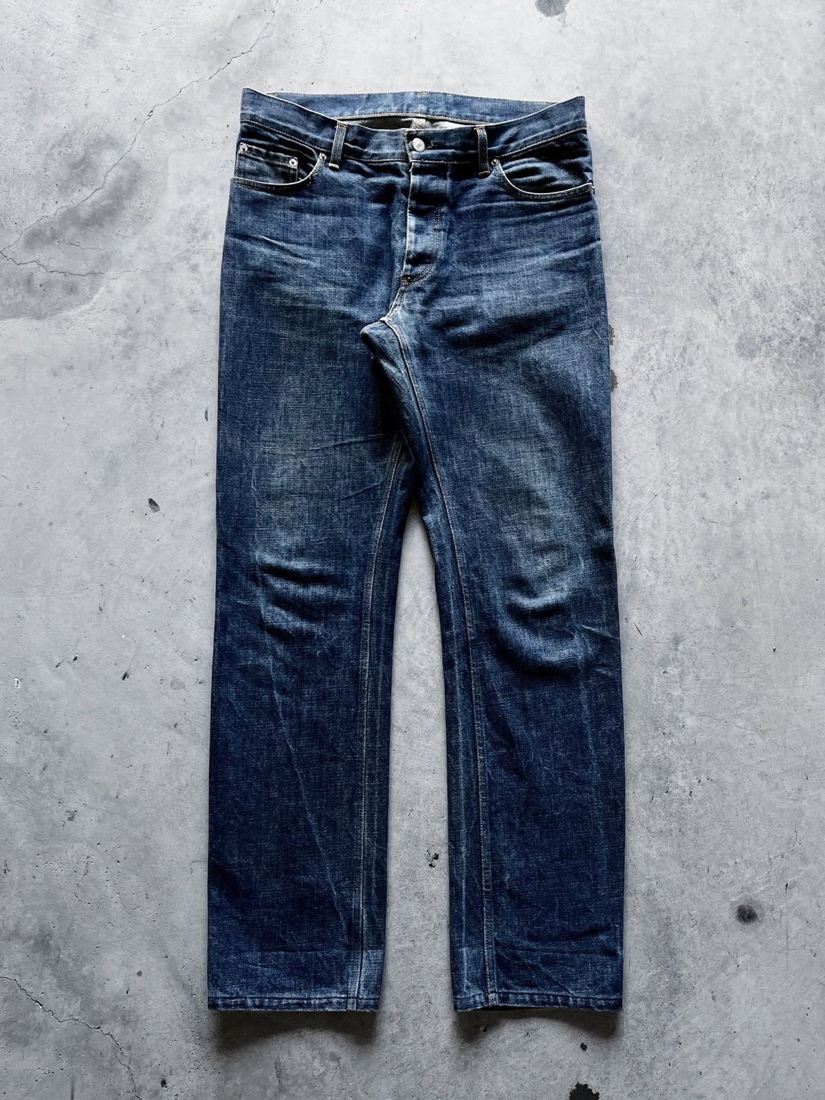 image of Helmut Lang 5 Pockets Jeans in Blue, Men's (Size 34)