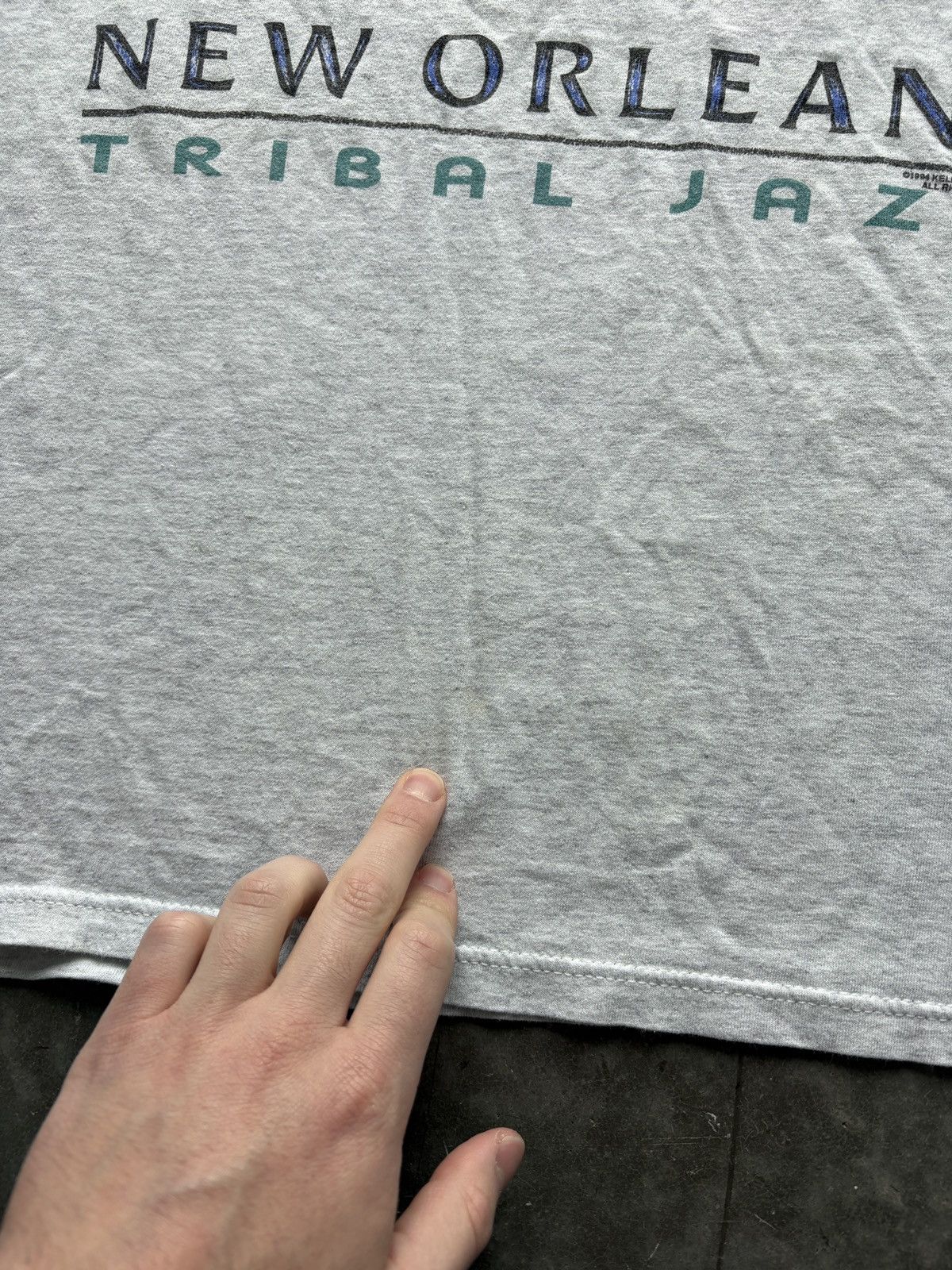 Vintage Vintage 90s New Orleans Jazz Graphic Tee Size US L / EU 52-54 / 3 - 5 Thumbnail