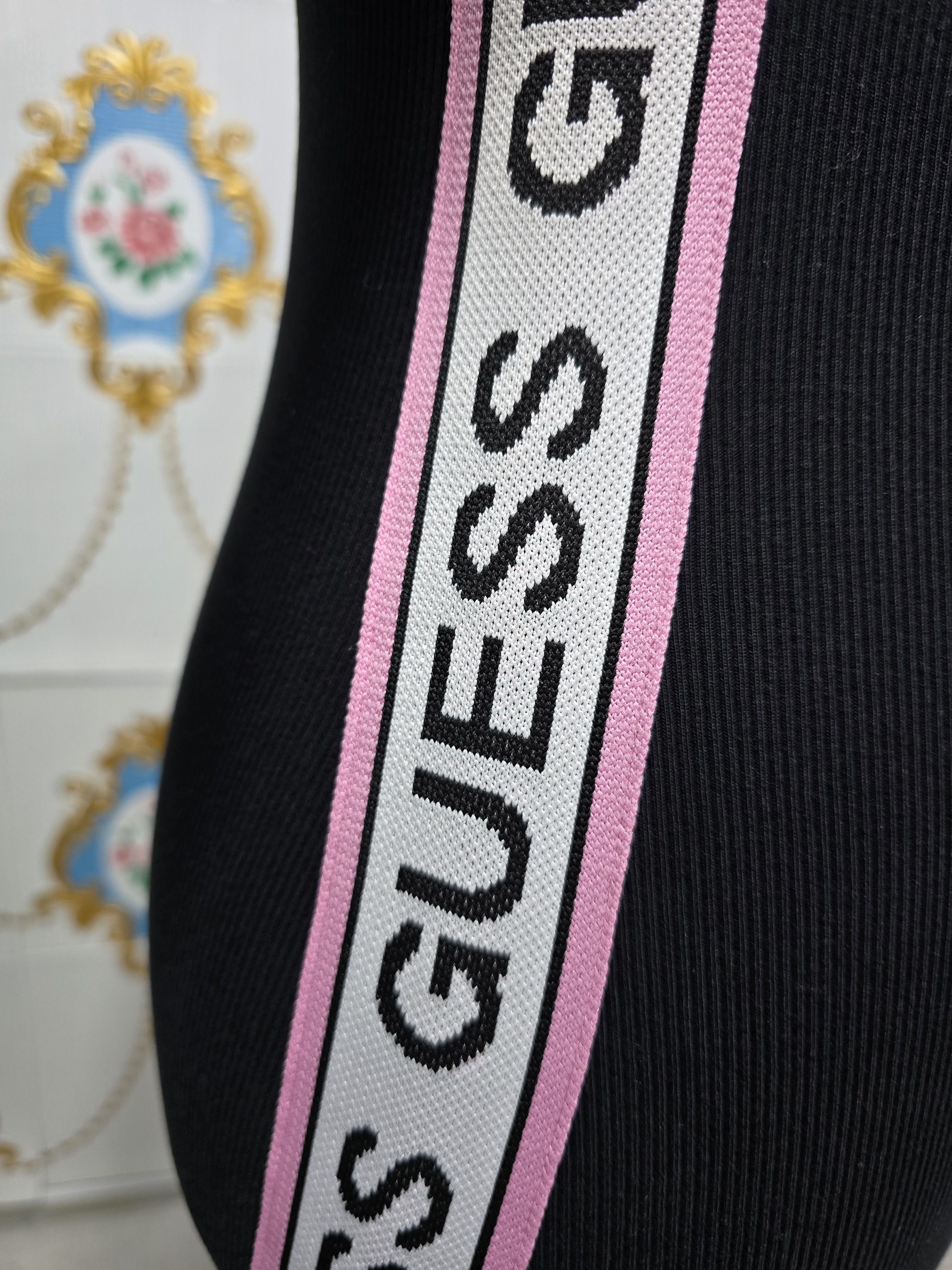 Guess GUESS ALMA DRESS JET BLACK WITH LOGO , women's small Size S / US 4 / IT 40 - 4 Thumbnail