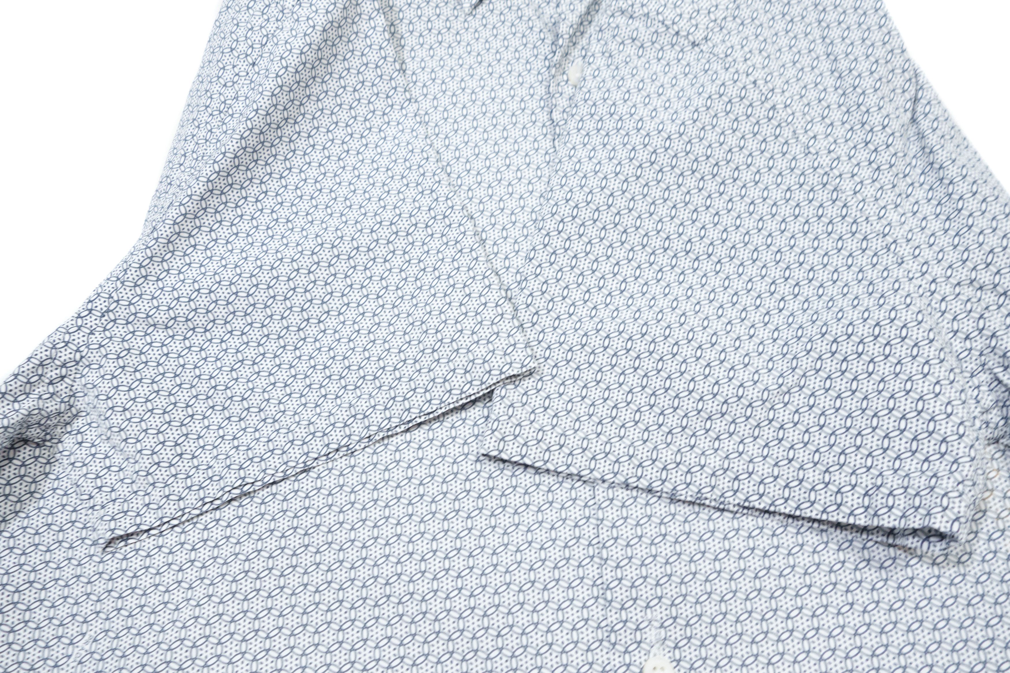 Prada Short Sleeve Button-Up Shirt Geometric Pattern Size US L / EU 52-54 / 3 - 6 Thumbnail