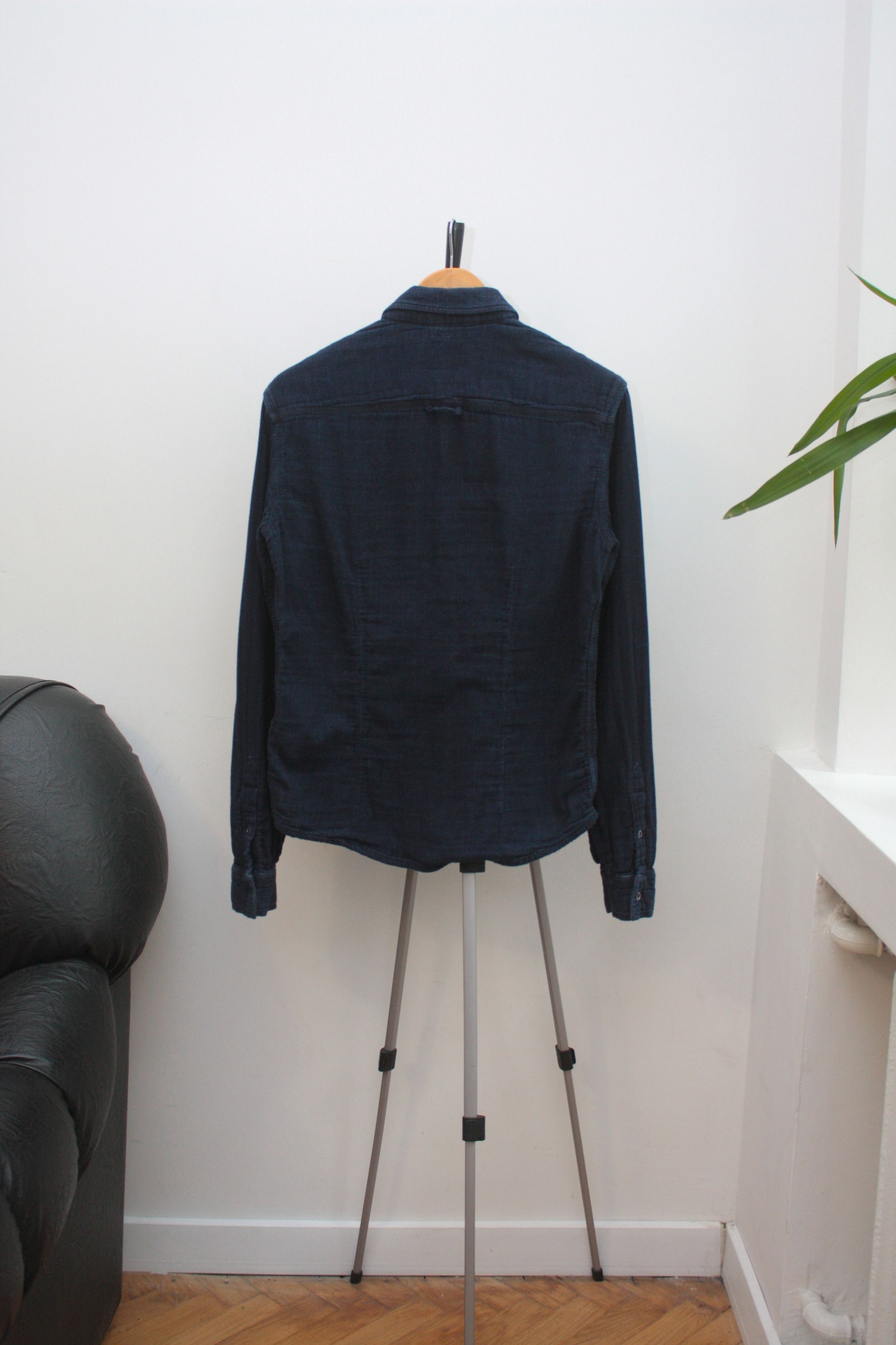 Armani Armani Jeans Navy Long Sleeve Shirt Small Men's Size US S / EU 44-46 / 1 - 4 Thumbnail