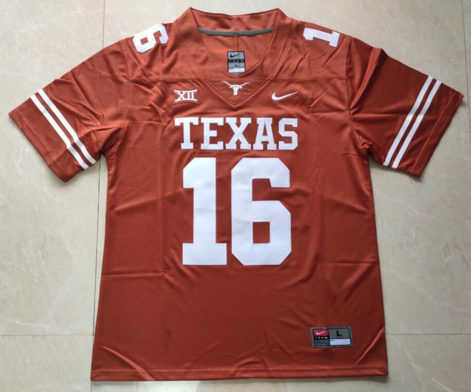 Other Men Texas Longhorns #16 Arch Manning Jerseys Orange Size US M / EU 48-50 / 2 - 2 Thumbnail