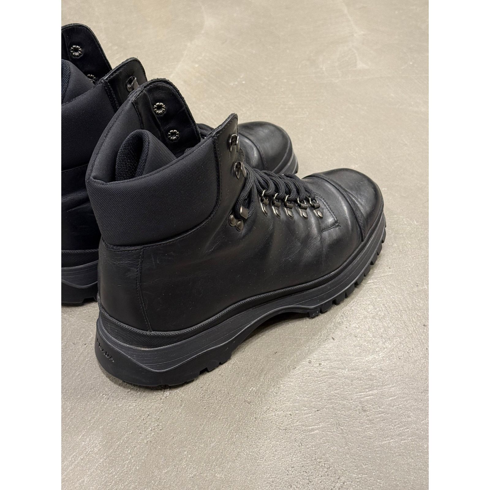 Prada 2000s Prada leather combat boots Size US 10 / EU 43 - 6 Thumbnail