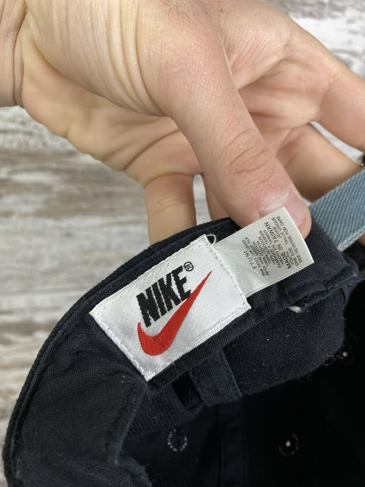Nike × Vintage Mens Vintage Nike big logo hats cap hat y2k rare swoosh acg Size ONE SIZE - 9 Thumbnail