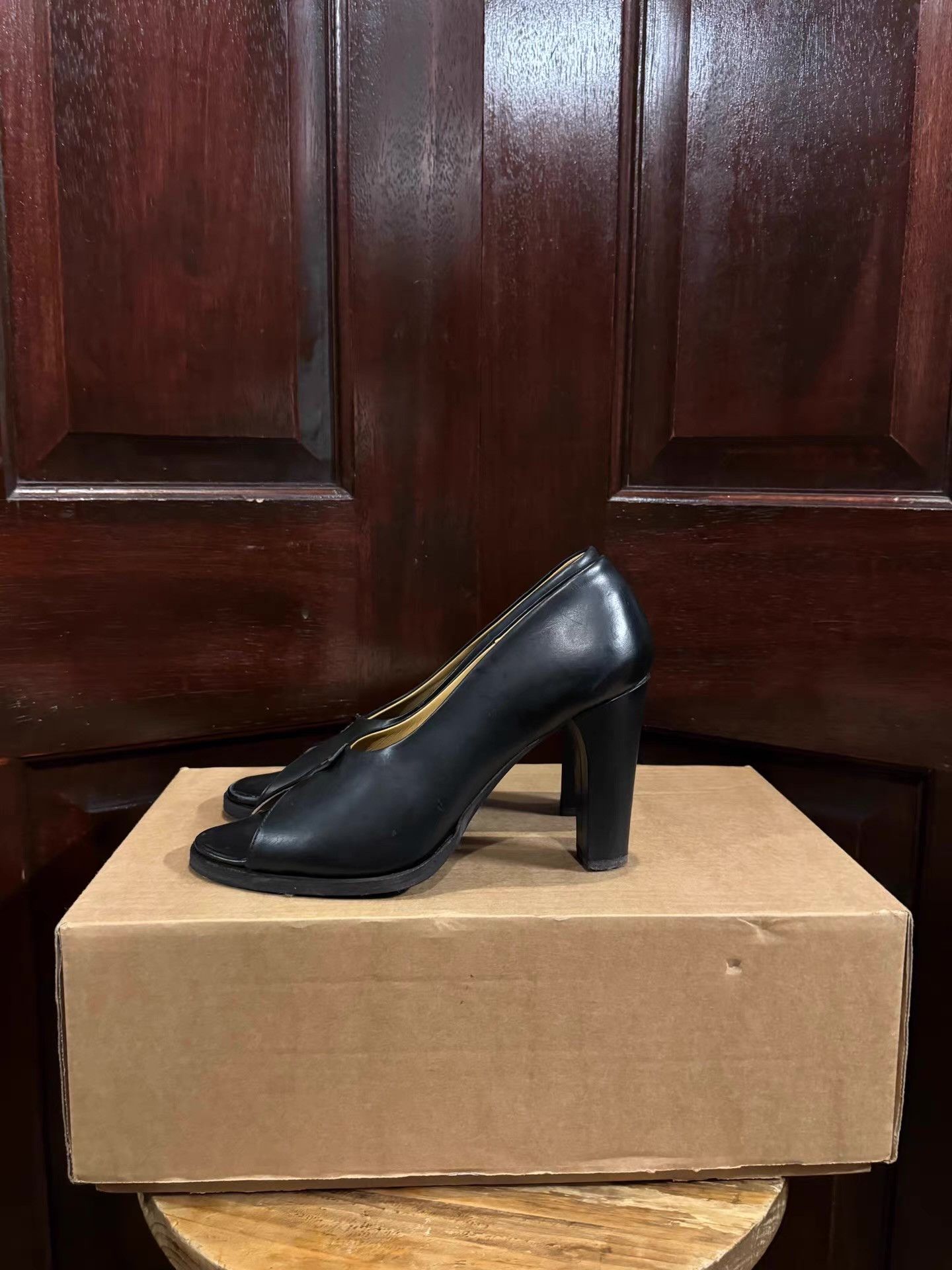 Ma+ m.a+, Women’s Central‑Stitched Peep‑Toe High‑Heel SandalsＱ25 Size US 6 / IT 36 - 2 Thumbnail