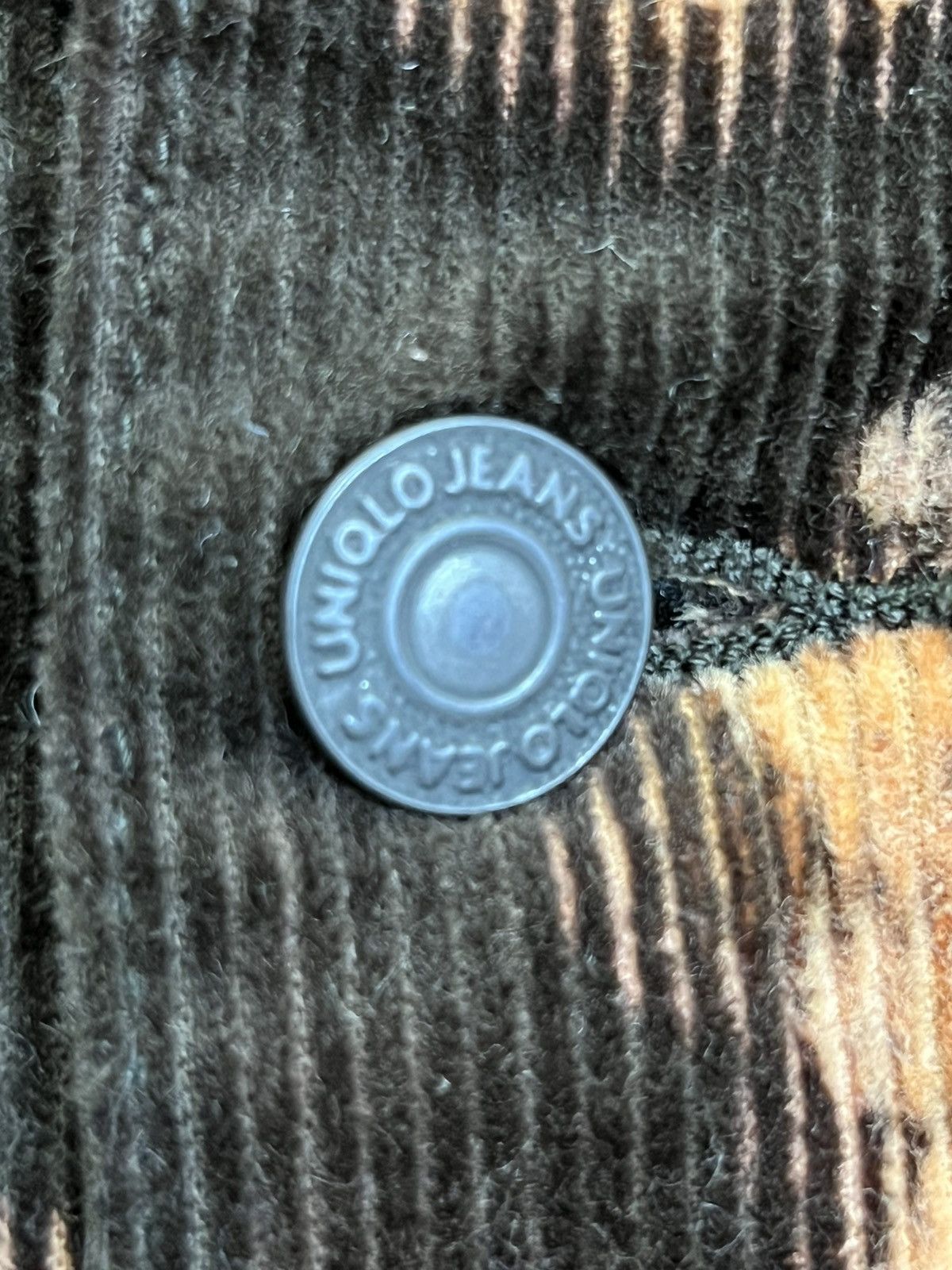 Japanese Brand UNIQLO acid washed punk rock&roll trucker corduroy jackets Size US S / EU 44-46 / 1 - 7 Thumbnail