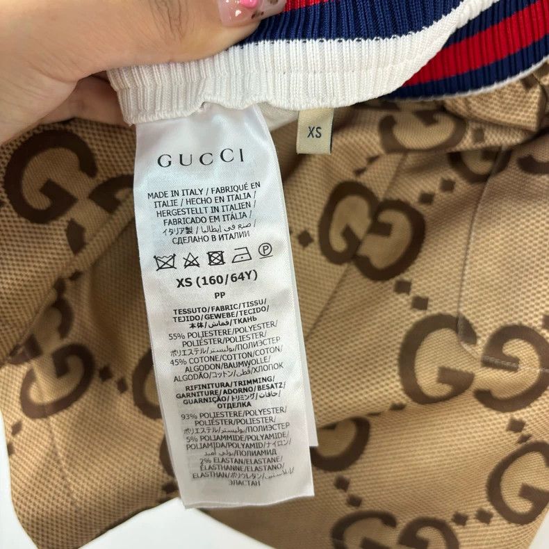 Gucci Gucci Size XS Full Logo Embroidered Shorts size XS 2501-Nex Size US 27 - 2 Thumbnail