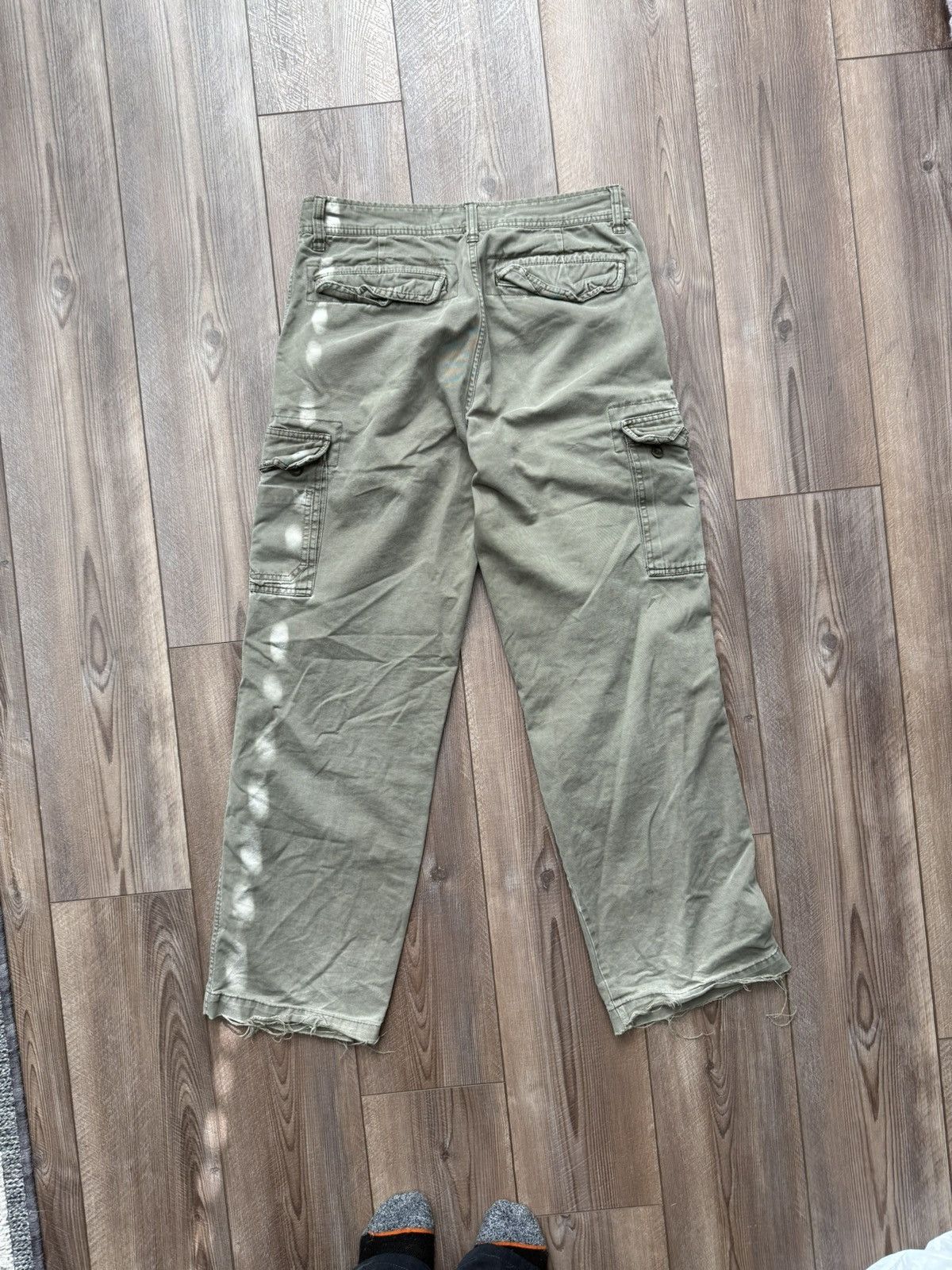Old Navy y2k military green baggy cargo pants from old navy Size US 30 / EU 46 - 5 Thumbnail