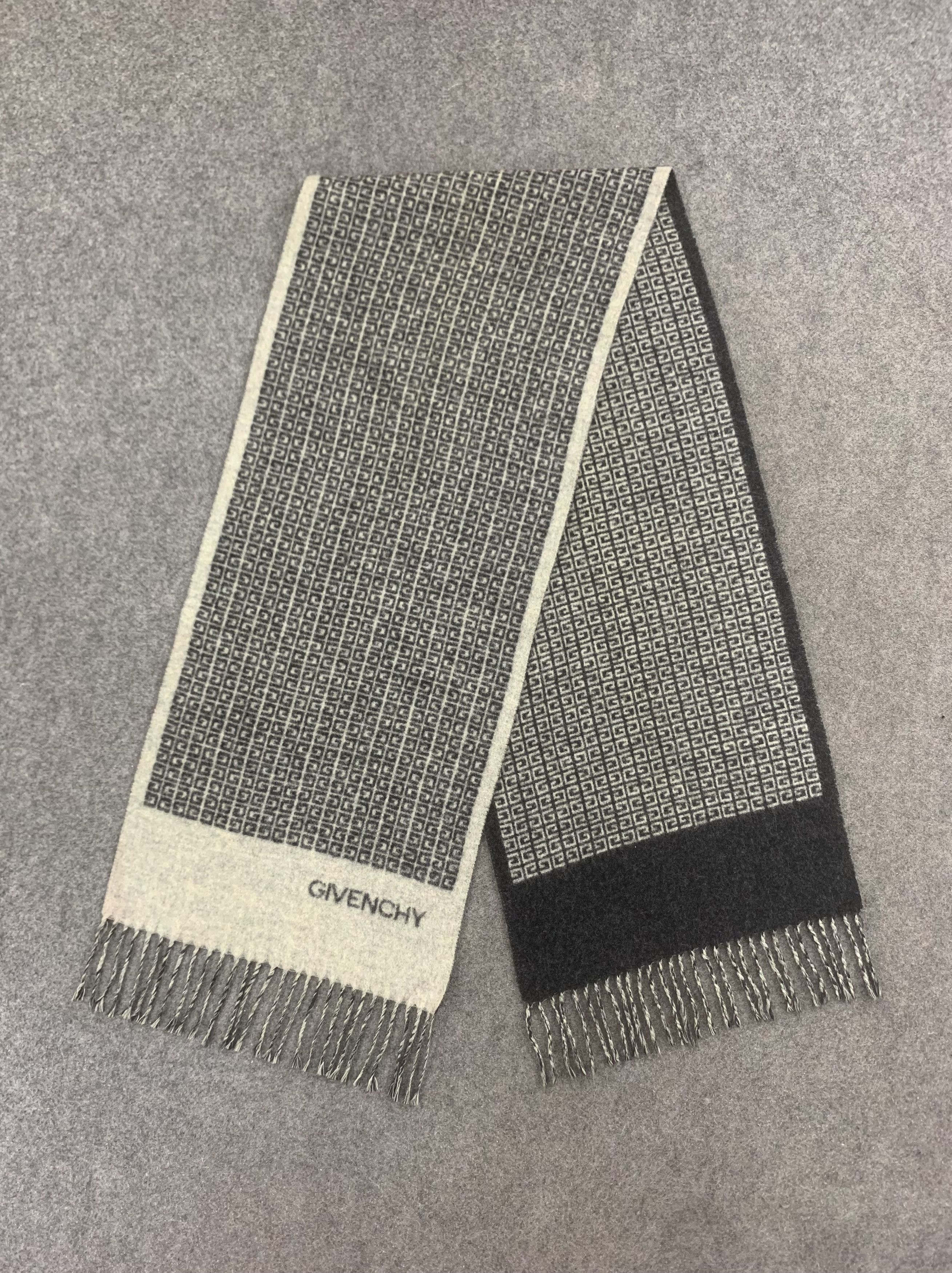 Givenchy Givenchy Scarf Wool Muffler Neck Wrap BL9237 Size ONE SIZE - 4 Thumbnail
