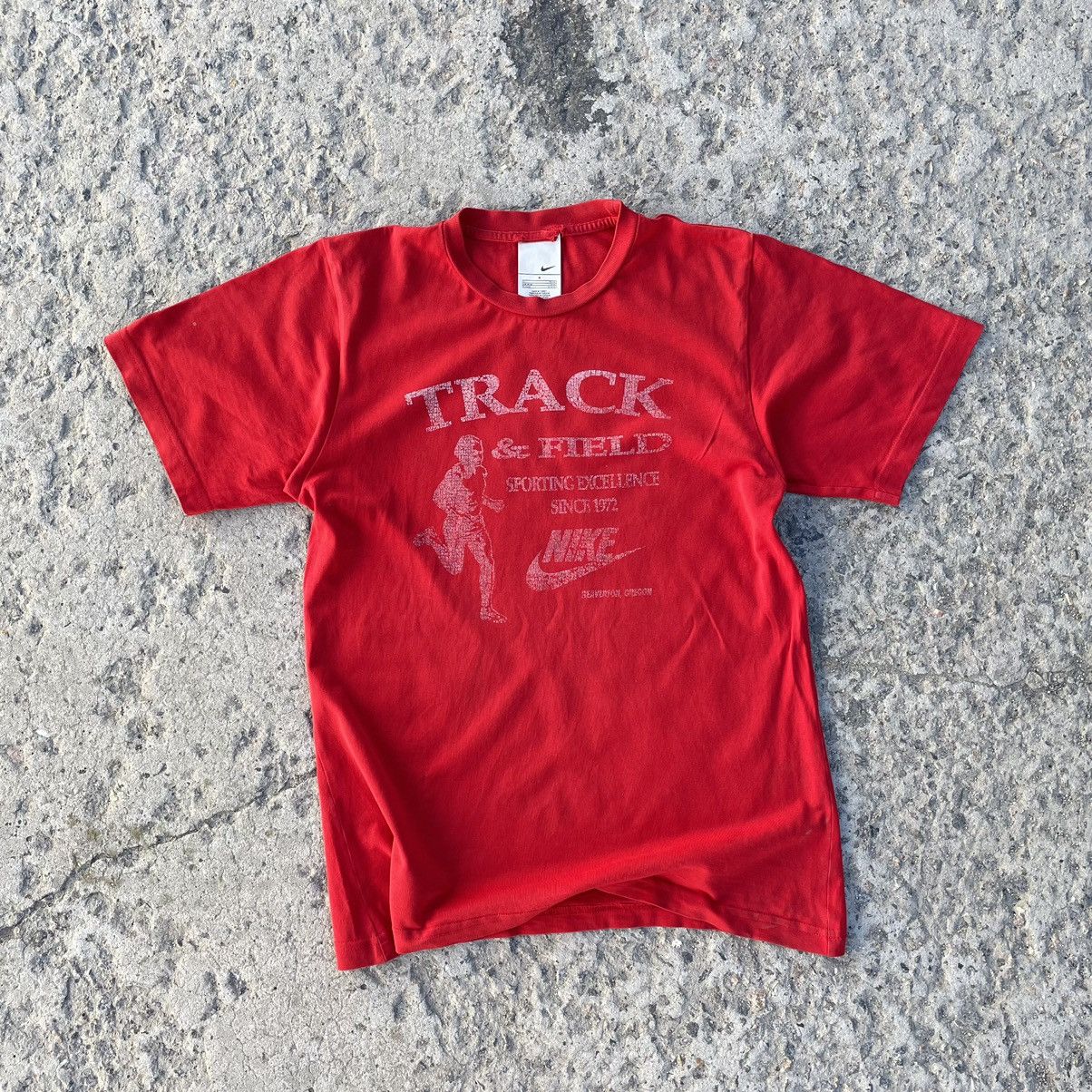 Nike × Vintage Vintage T-shirts Nike Big Logo Sport Y2K 90s USA Style Size US S / EU 44-46 / 1 - 1 Thumbnail