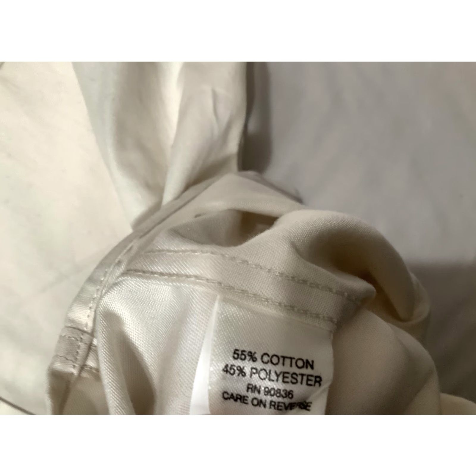Port Authority Port Authority Shirt Mens XL Beige Kenwood Embroidered Short Sleeve Button Front Size US XL / EU 56 / 4 - 7 Thumbnail