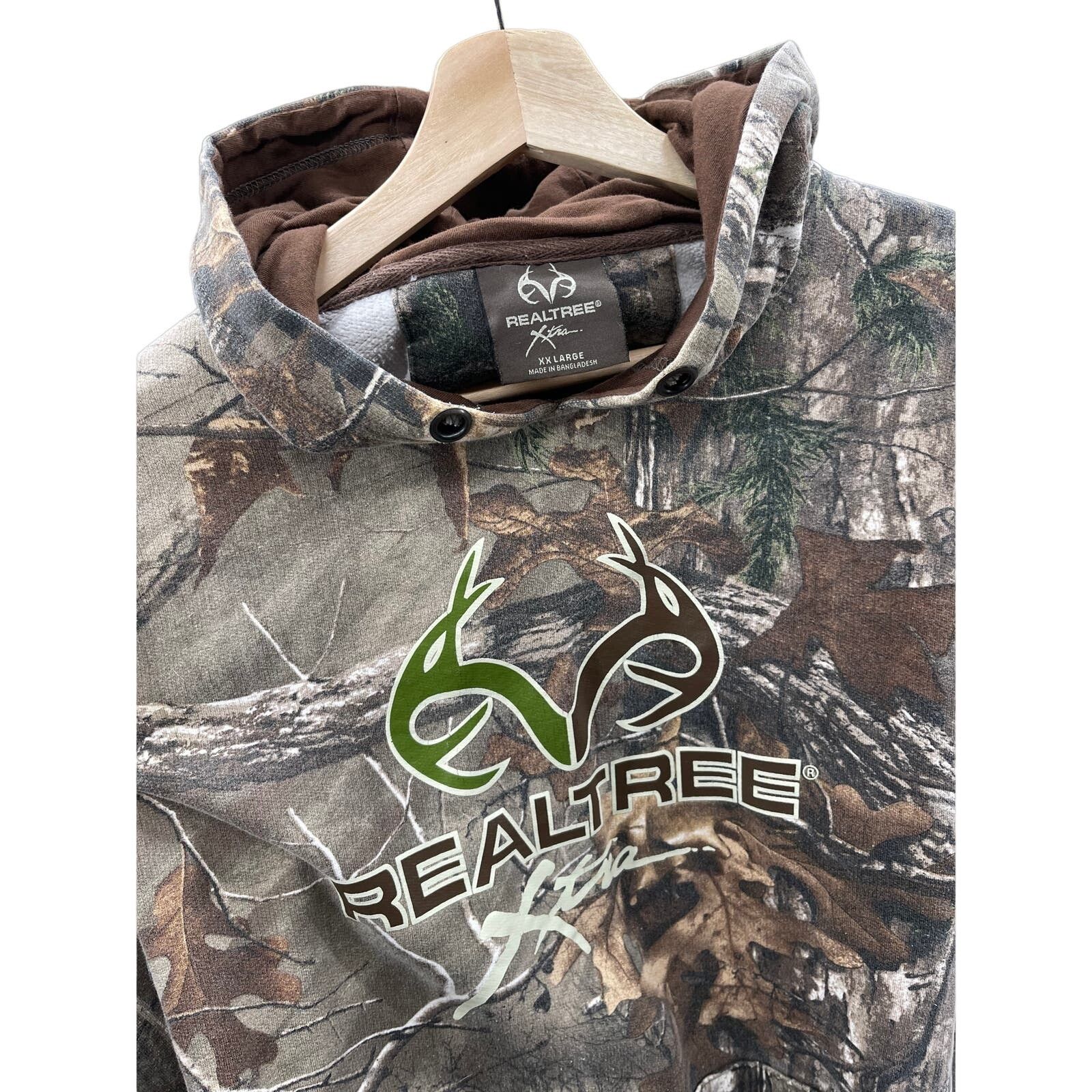 Realtree × Vintage Vintage Realtree Xtra Men's Midweight Camo Hoodie Size US XXL / EU 58 / 5 - 3 Thumbnail
