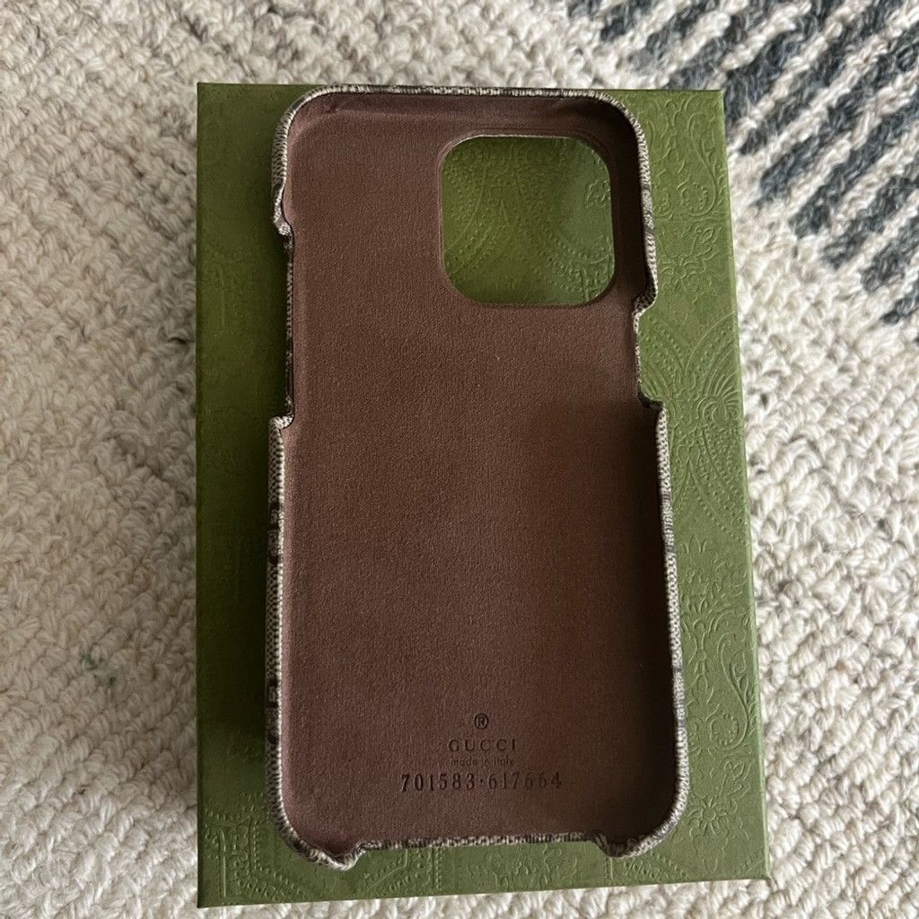 Gucci NEW Gucci Ophidia iPhone 13 Pro Case Detachable Card Holder Size ONE SIZE - 5 Thumbnail