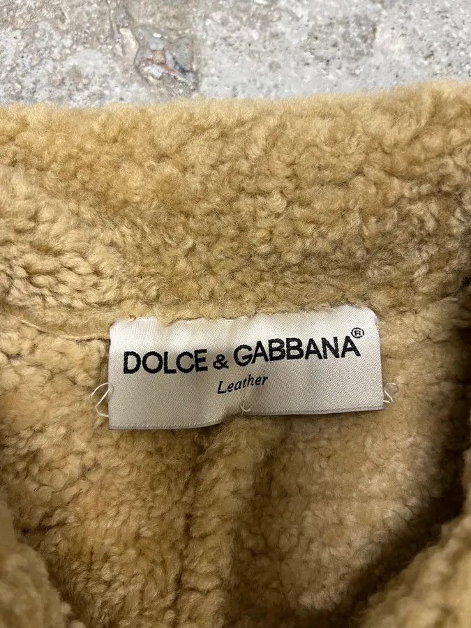 Dolce & Gabbana AW1994 Dolce & Gabbana Brown Shearling Leather Jacket Size US S / EU 44-46 / 1 - 8 Thumbnail