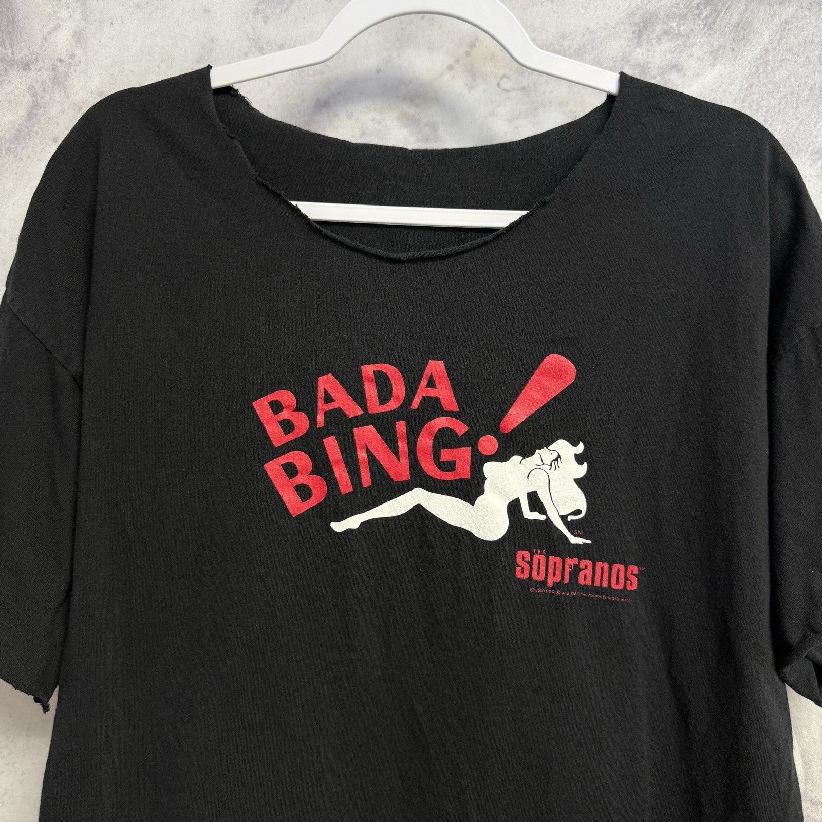Vintage Vintage Sopranos Bada Bing! Shirt Mens XL Black Satin Dolls Size US XL / EU 56 / 4 - 1 Thumbnail