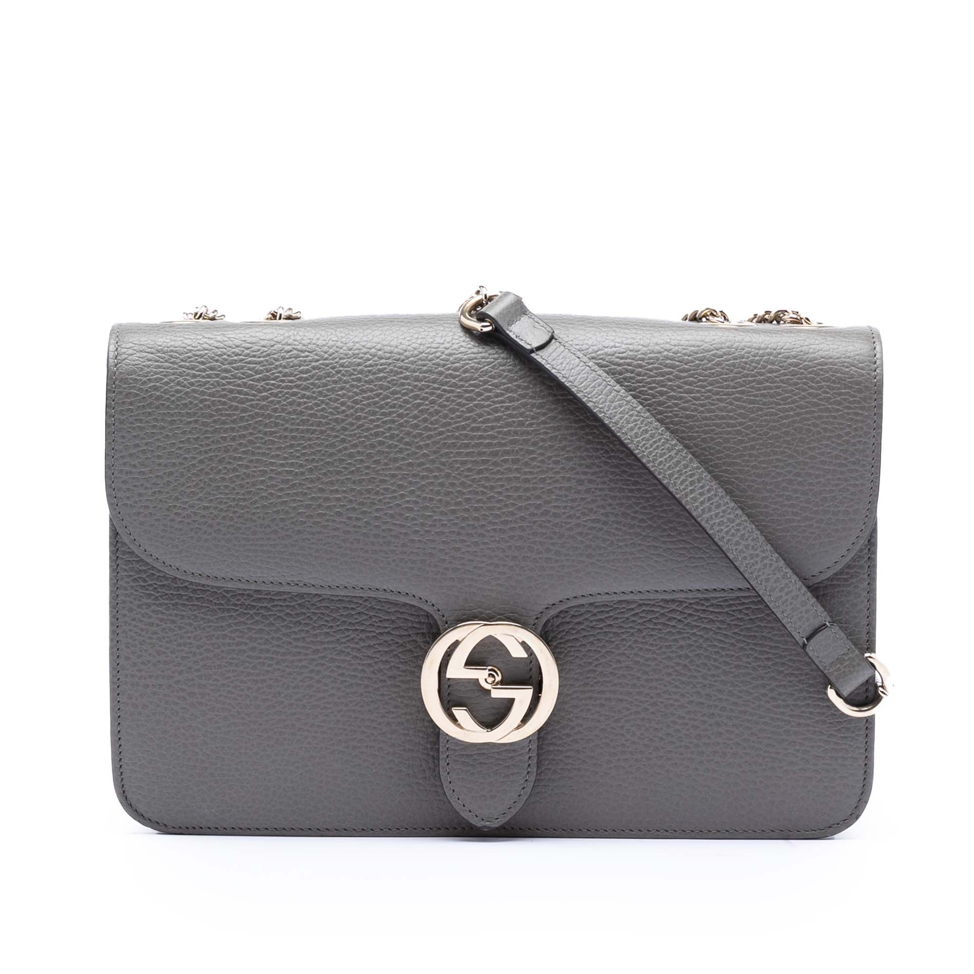 Gucci Gucci Medium Dollar Calfskin Interlocking G Crossbody Size ONE SIZE - 1 Thumbnail