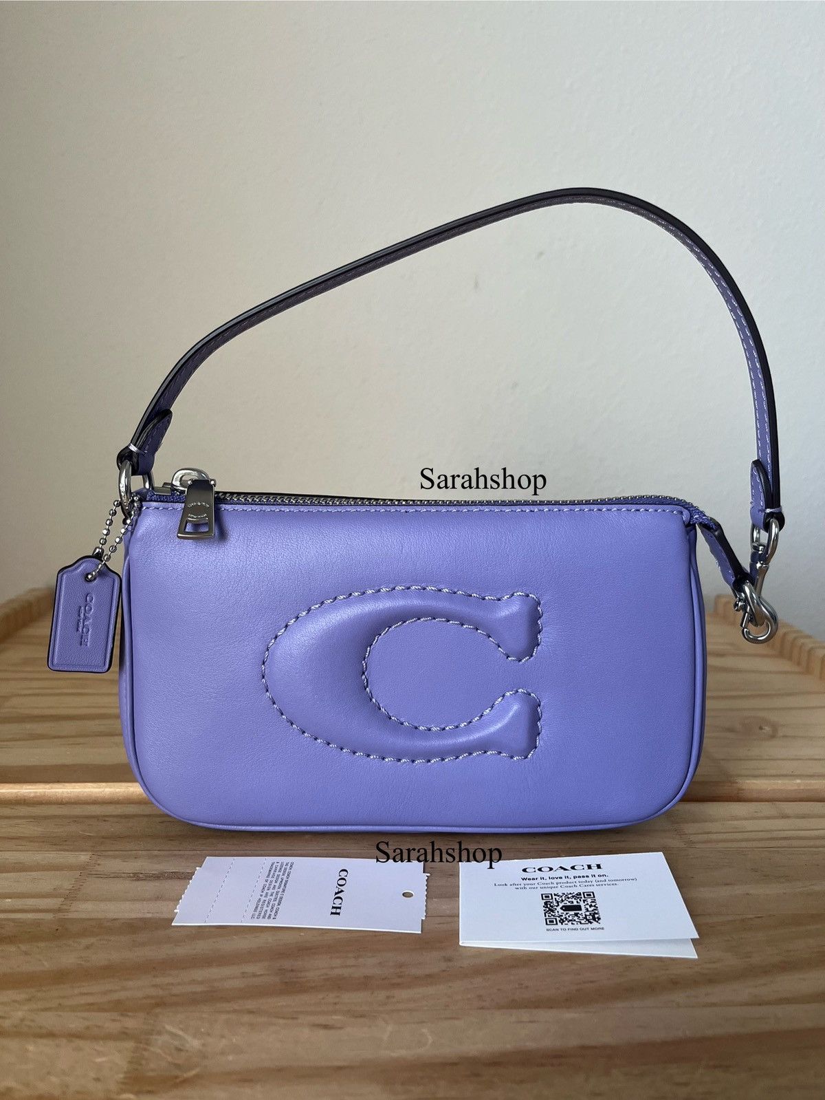 image of Coach Purse in Purple, Women's