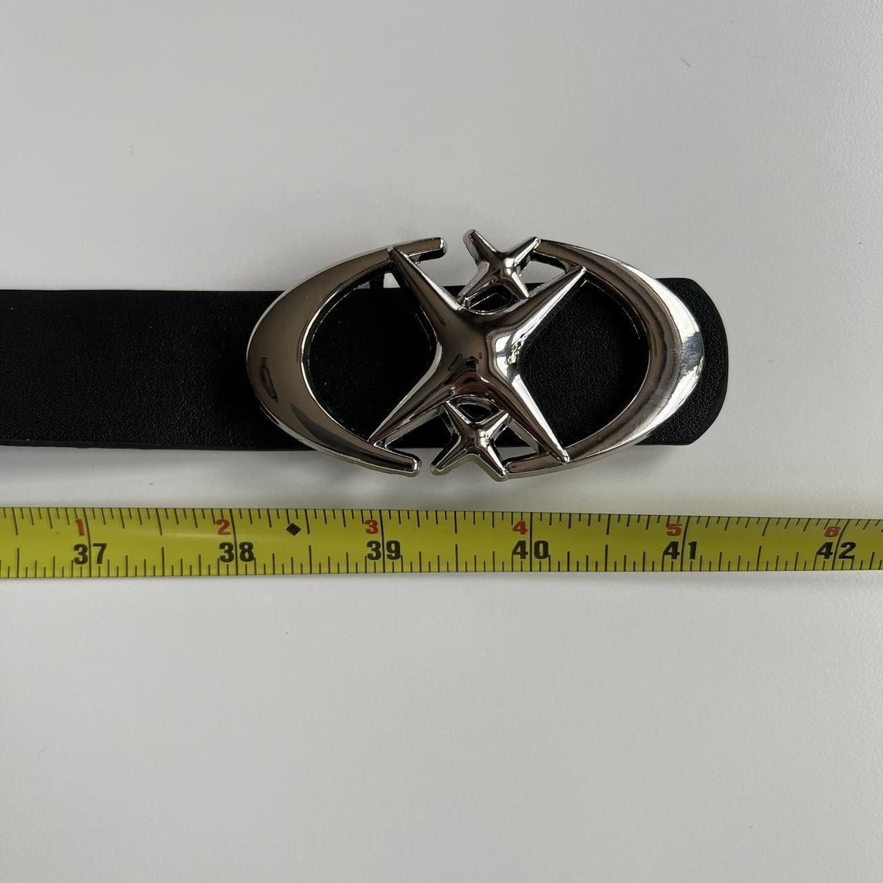 Handmade y2k 2000s star futuristic star emblem grunge emo belt Size ONE SIZE - 7 Thumbnail
