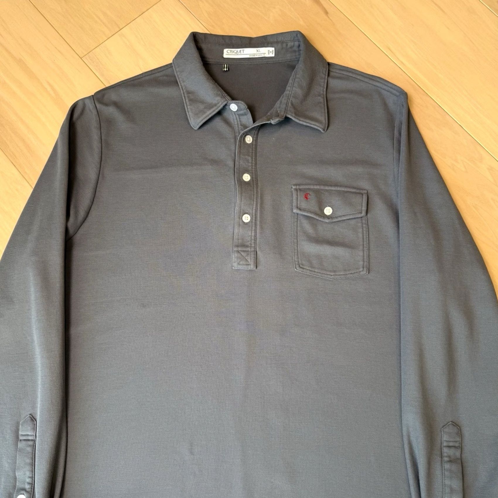 Vintage Criquet Shirt XL Gray Long Sleeve Pima Cotton Button-Up Casual Workwear Mens Vintage Not N/A Size US XL / EU 56 / 4 - 4 Thumbnail