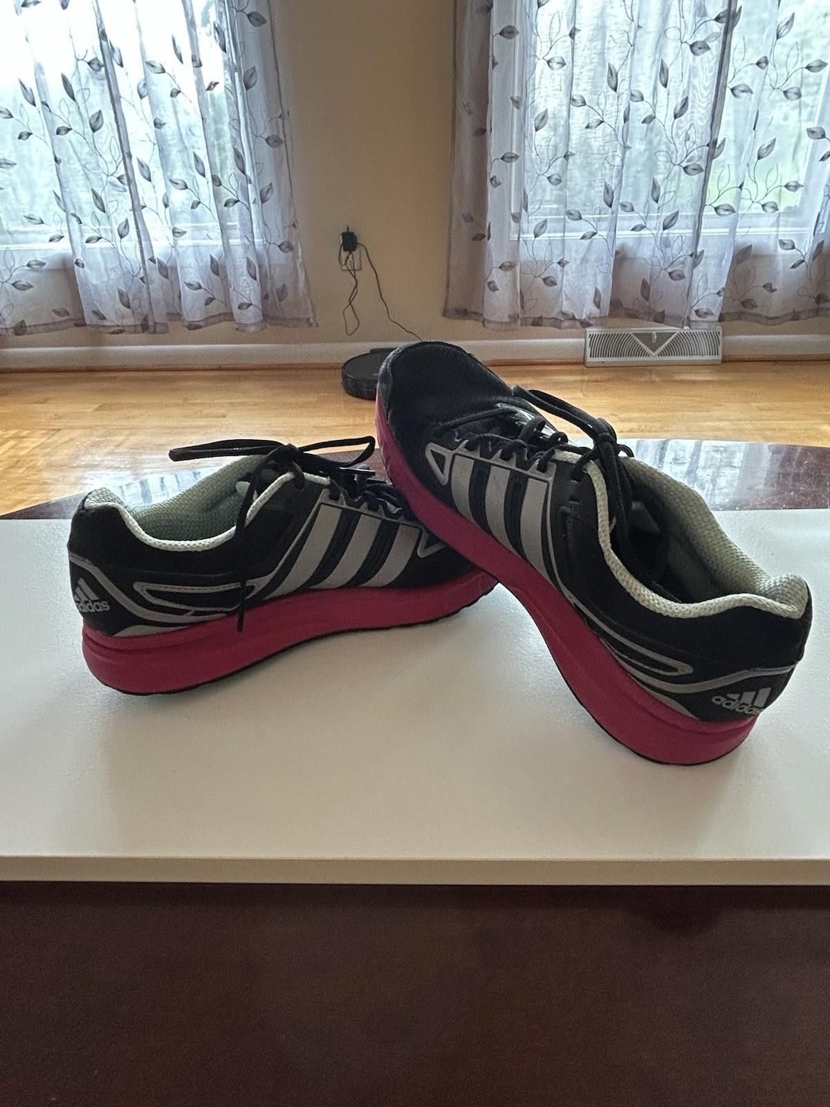 Adidas Adidas Galaxy Elite Black Pink Silver Running Sneakers sz 9 Size US 9 / IT 39 - 1 Thumbnail