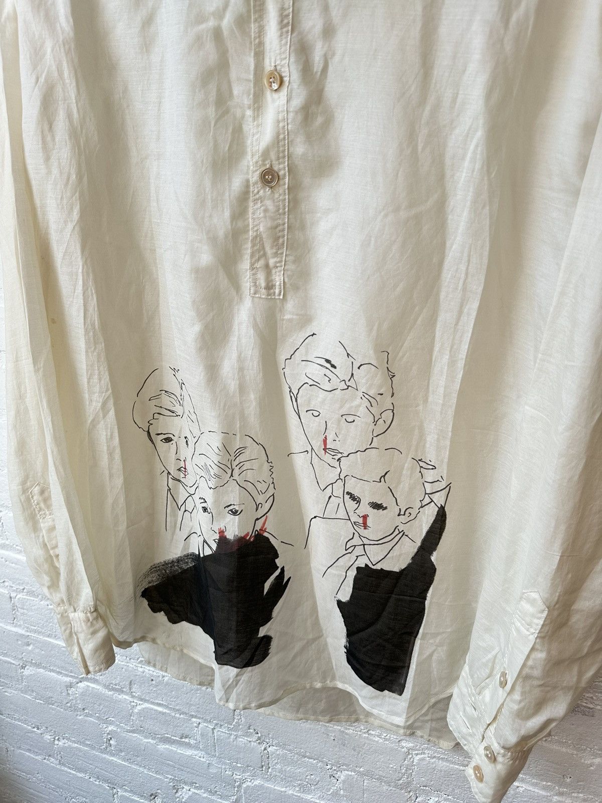 Enfants Riches Deprimes ERD NOSE-BLEED SILK DRESS SHIRT SZ-M-XL Size US M / EU 48-50 / 2 - 2 Thumbnail