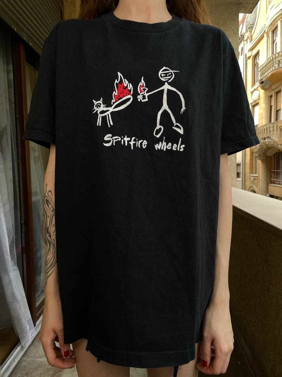 Spitfire × Supreme Supreme Spitfire Cat Tee Black Size M T-Shirt y2k Size US M / EU 48-50 / 2 - 1 Thumbnail