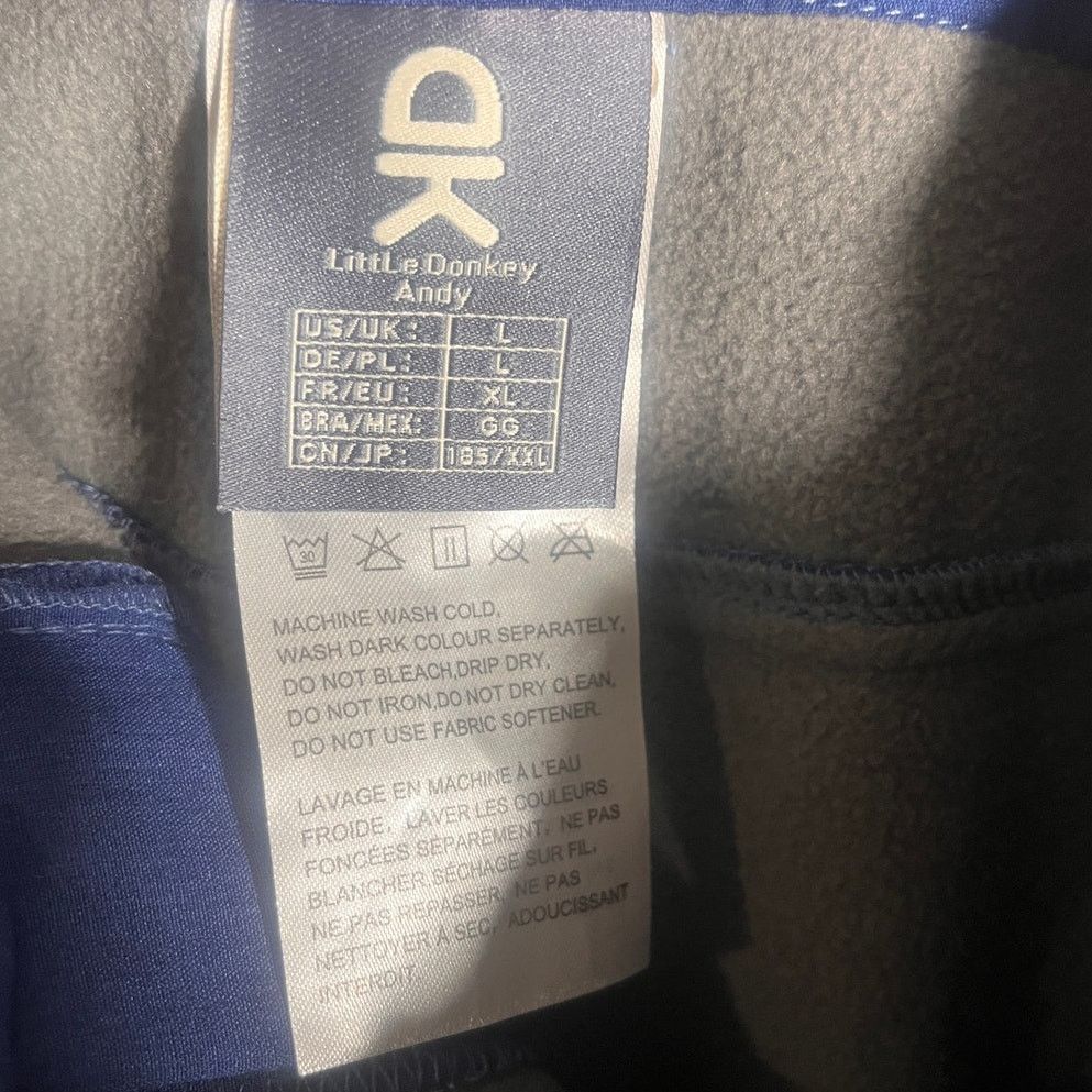 Other Little Donkey Andy Fleece Lined Softshell Ski Pant NWT Large Size 34" / US 12 / IT 48 - 6 Thumbnail